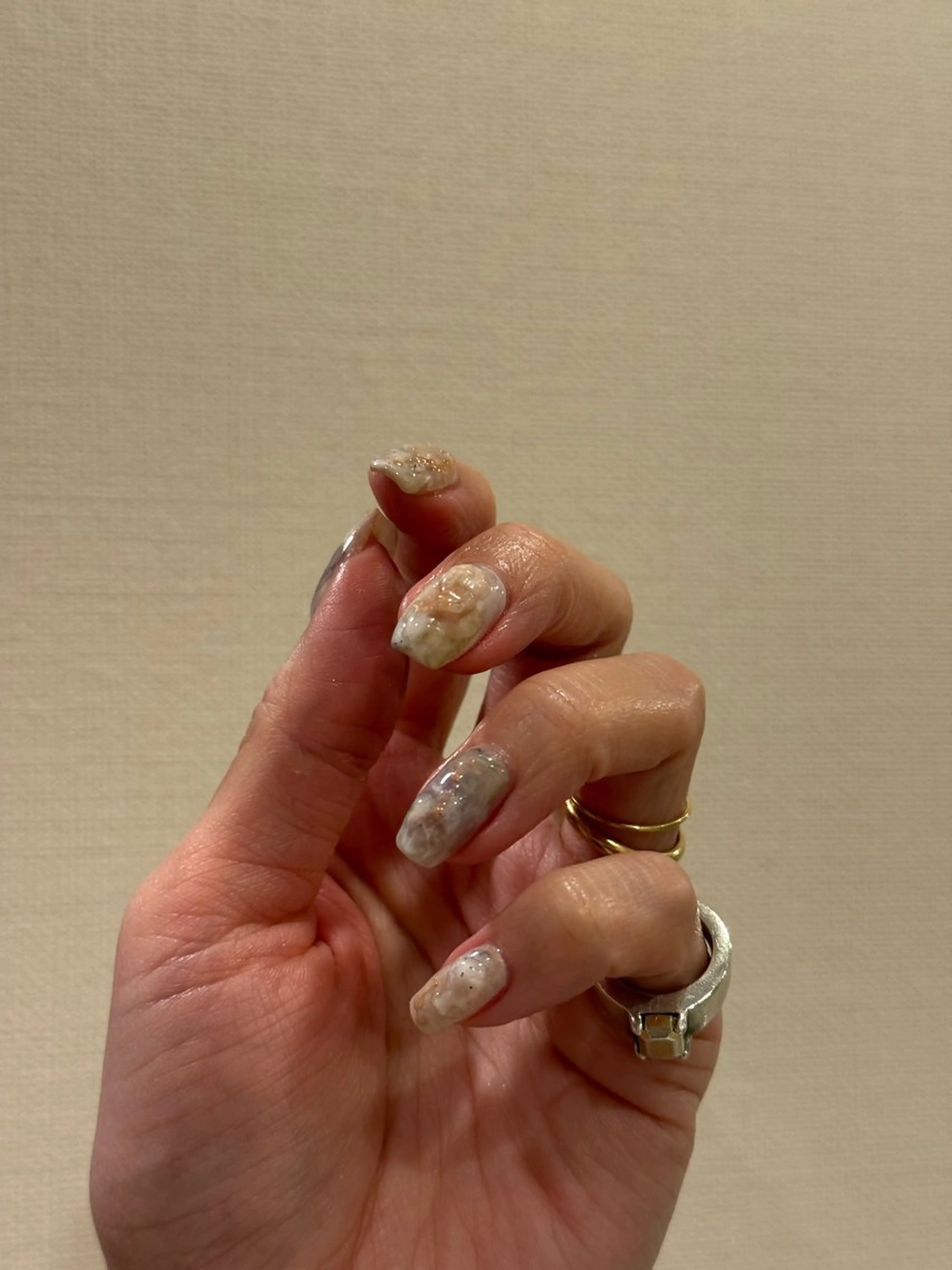 ネイル ハンドネイル フットネイル kiii.__ ✴︎*のネイルデザイン