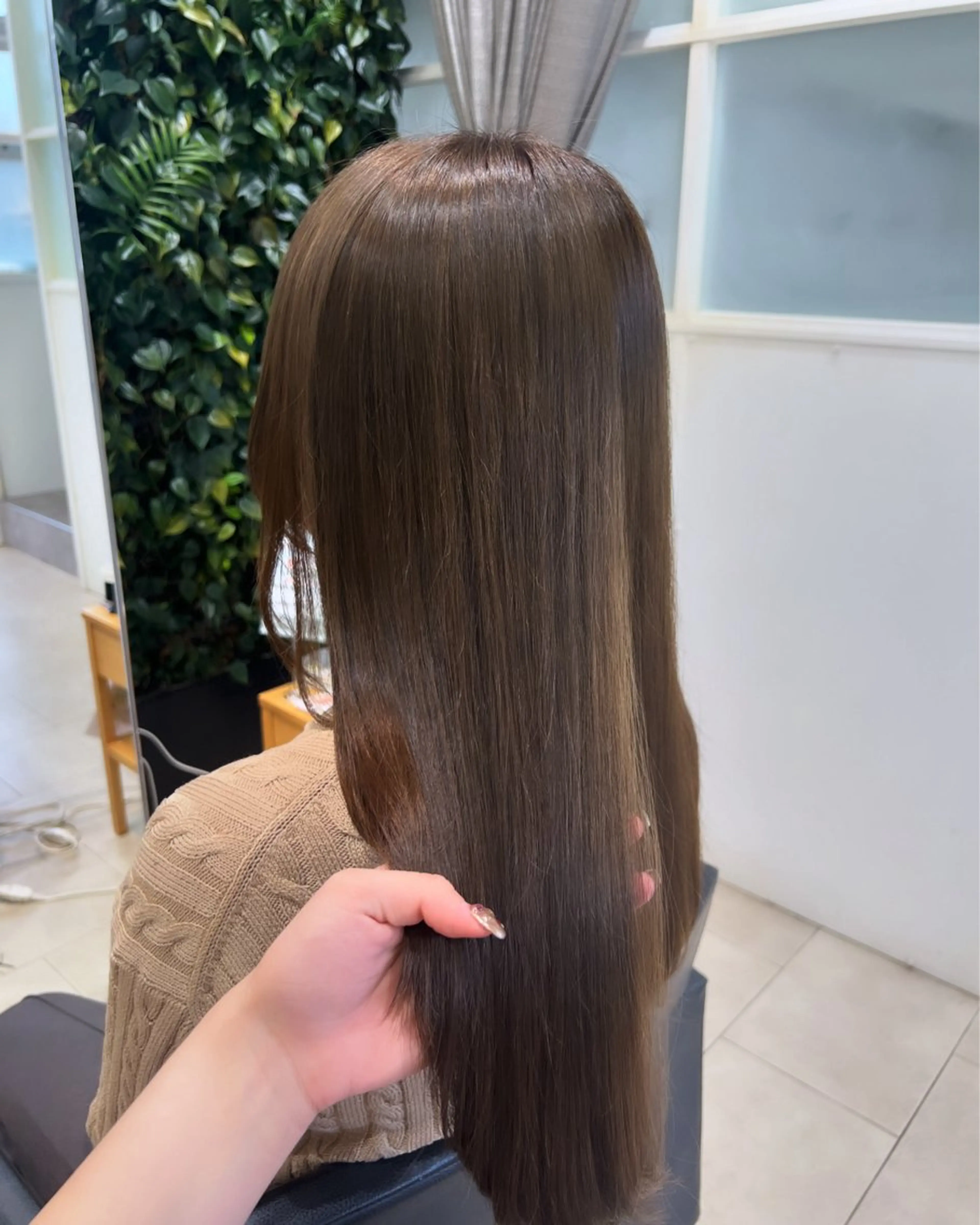 ロング カラー ベージュカラー オリーブベージュ 髪質改善 ヘアカラー 🫧Ai/ ロロネー森ノ宮💖のヘアスタイル