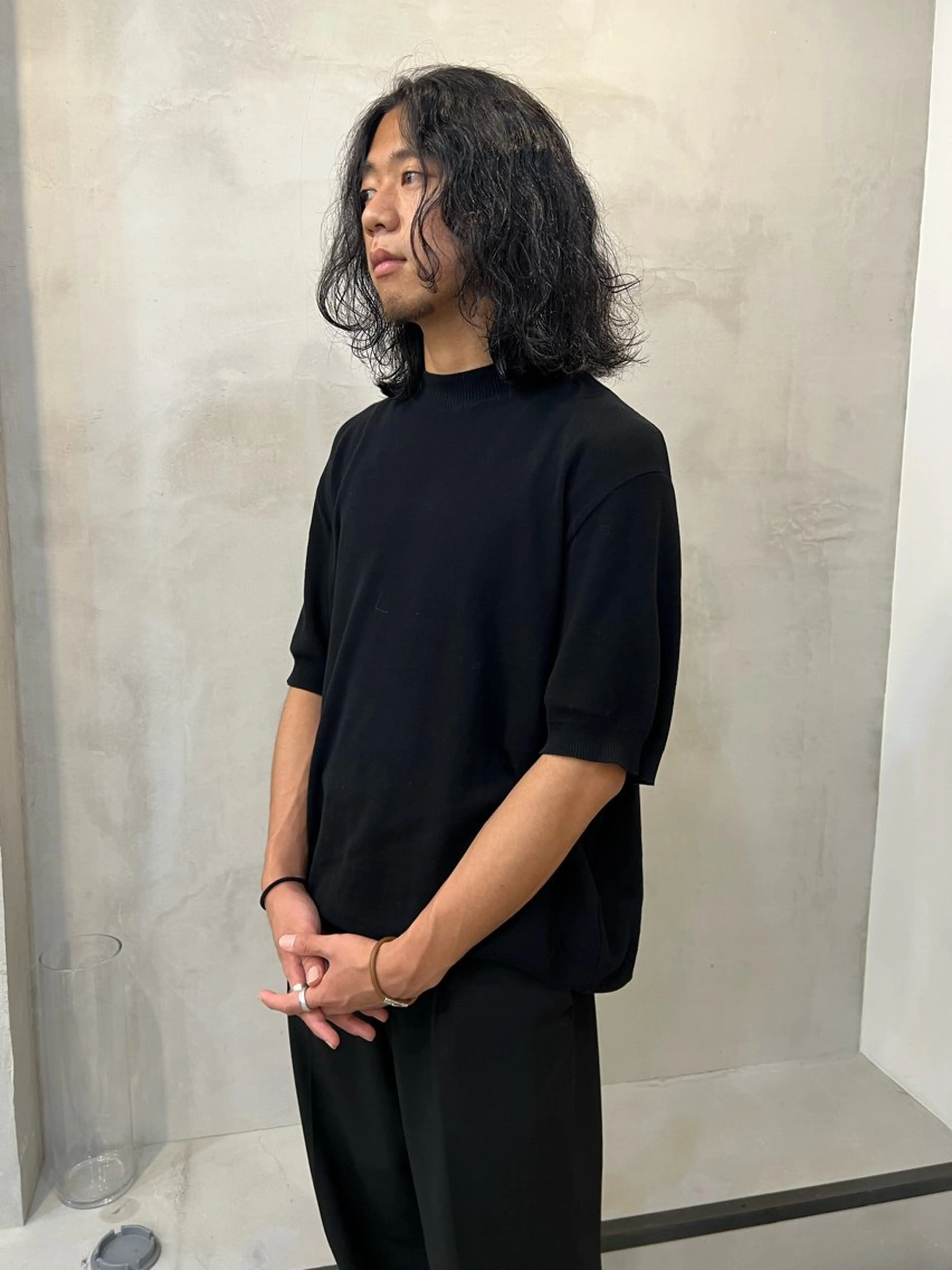 ミディアム メンズ カット ナガミ ショウ／メンズカットのヘアスタイル