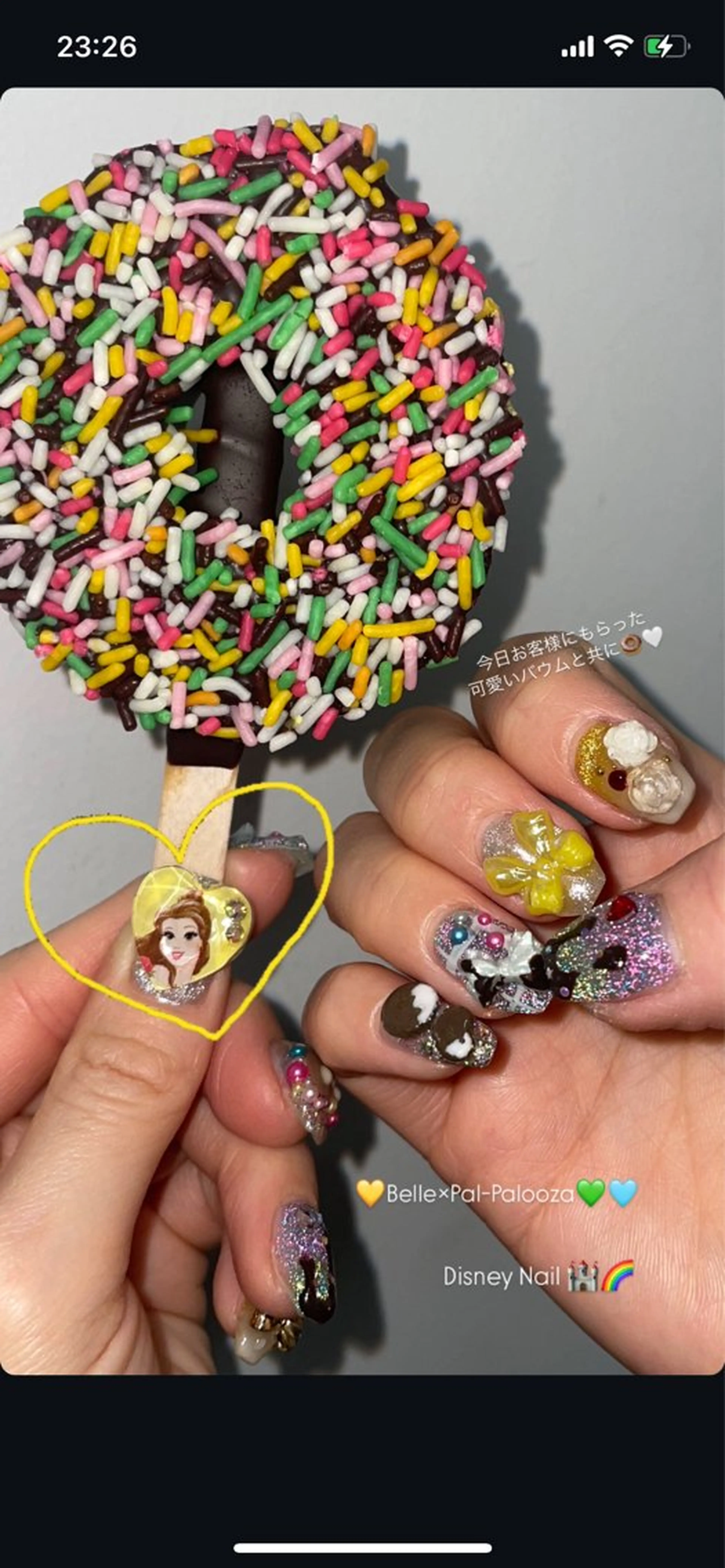 ネイル ハンドネイル RICO Nail パーツつけ放題🌈のネイルデザイン