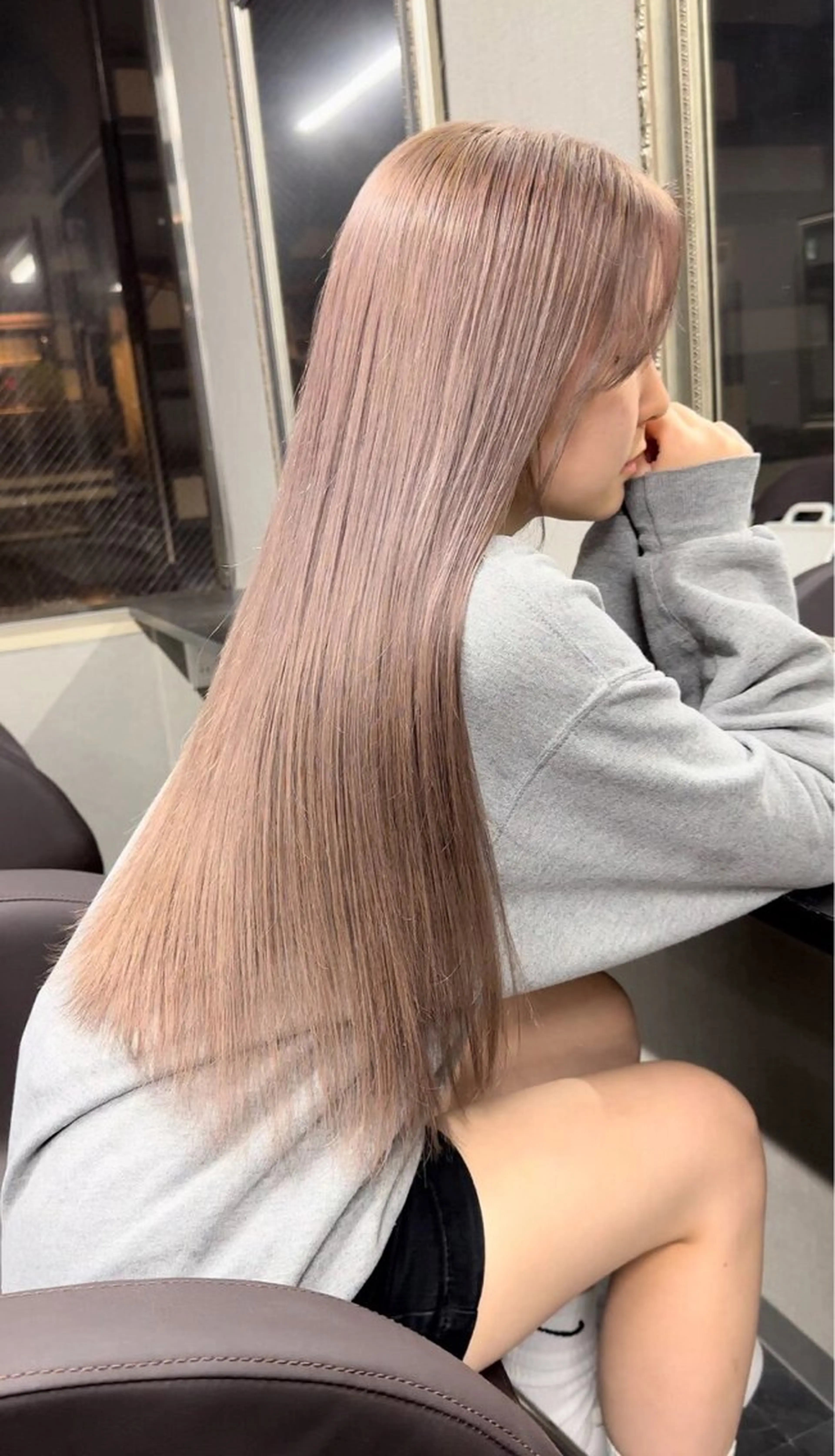 カラー Seleneキズナ ワンカラー/ブリーチのヘアスタイル