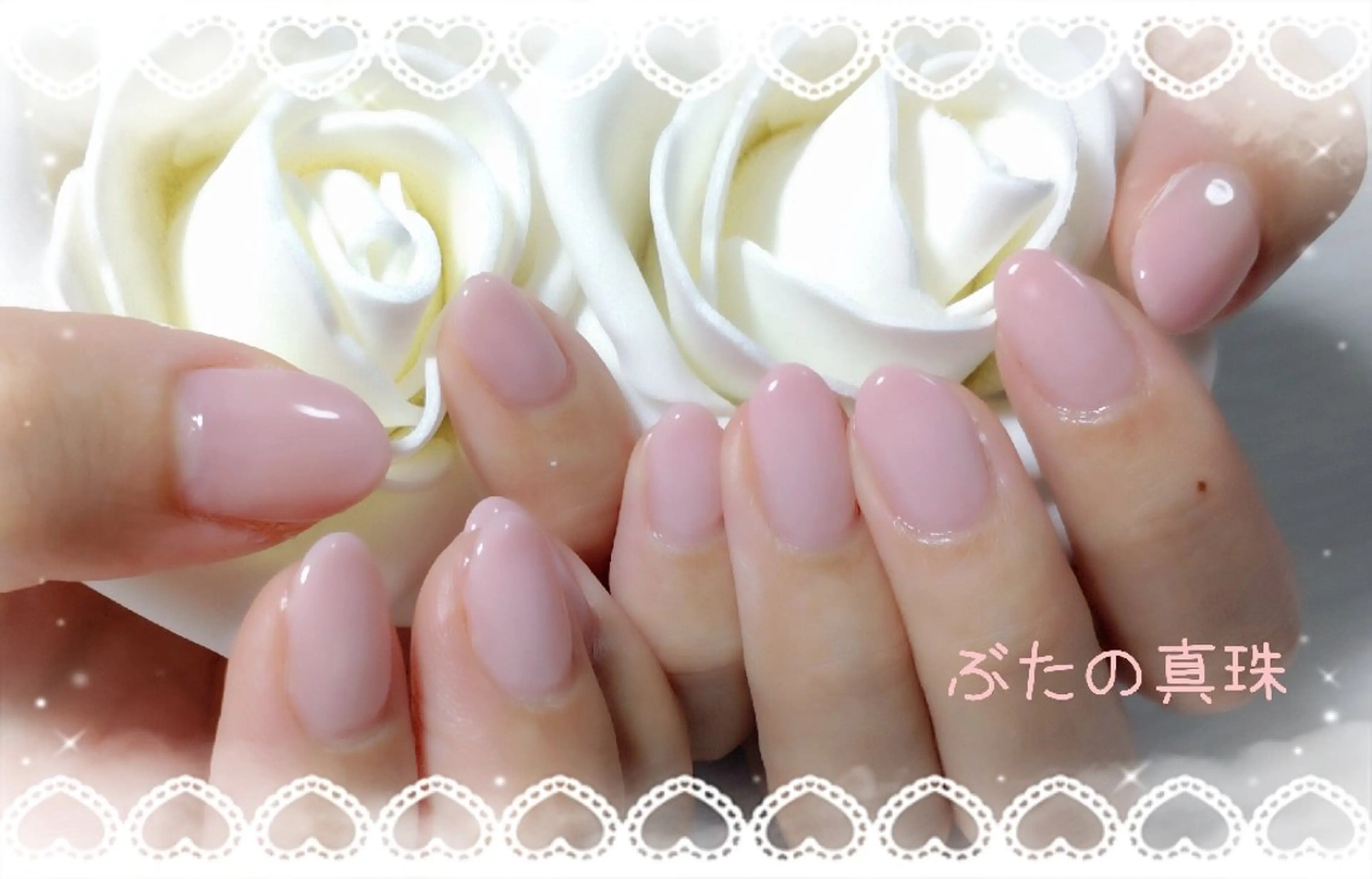 ネイル グラデーション ピンク ハンドネイル 林 珠里のネイルデザイン