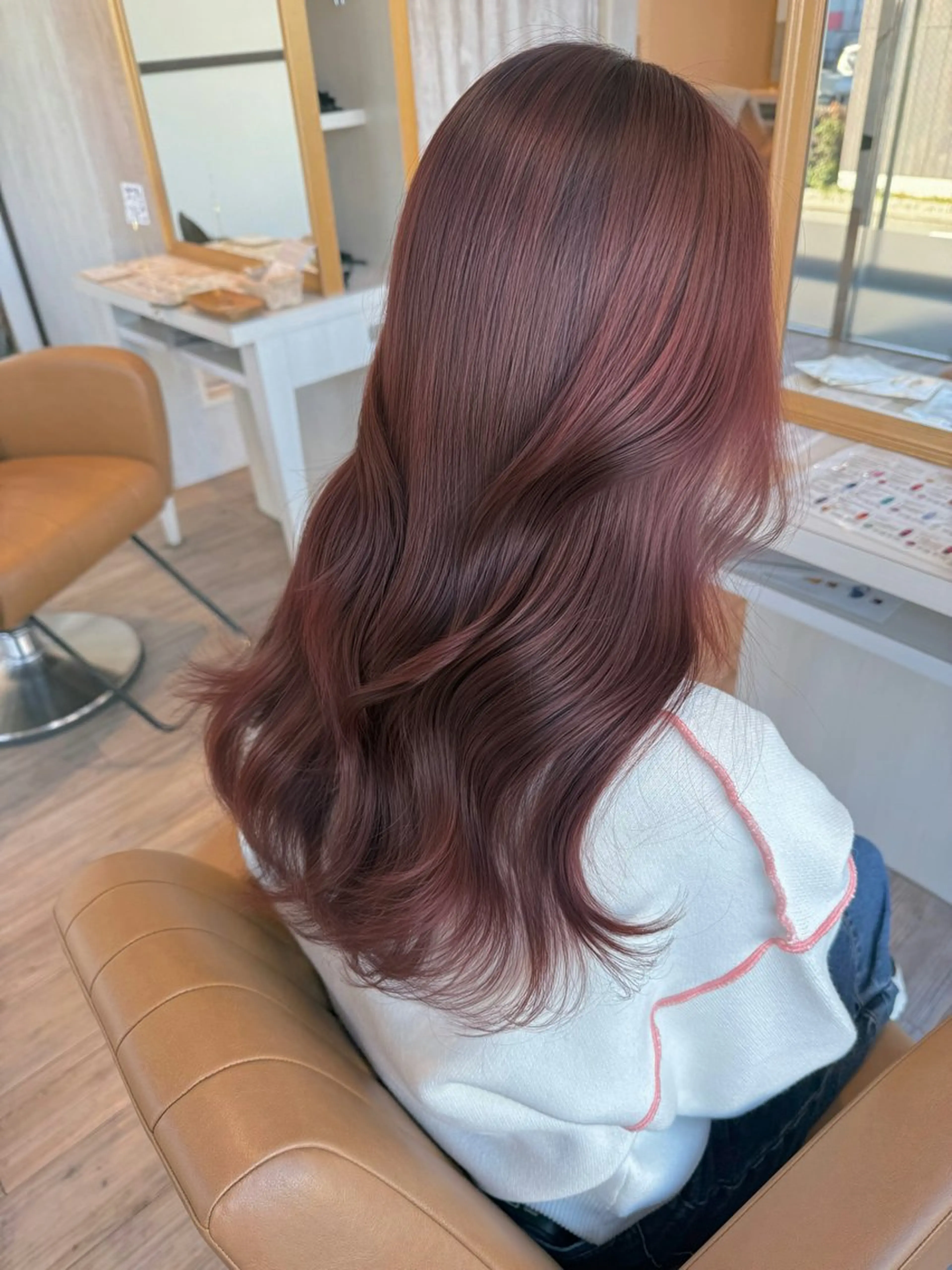 セミロング カラー ブリーチ ダブルカラー ブリーチなしカラー ヘアカラー トリートメント 河合秀明/ショート /ボブ/レイヤーのヘアスタイル