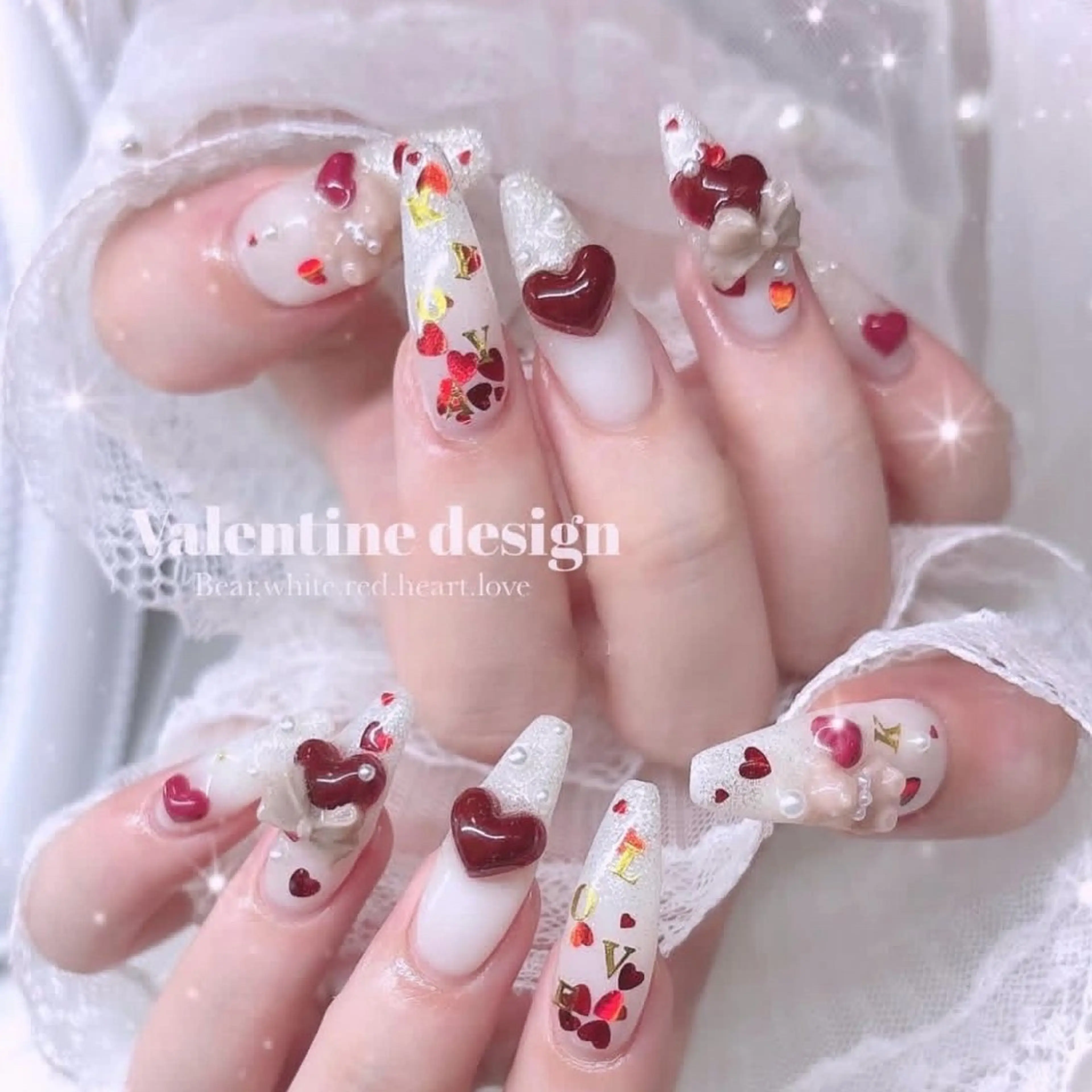 ロング ハンドネイル Marin nailのネイルデザイン