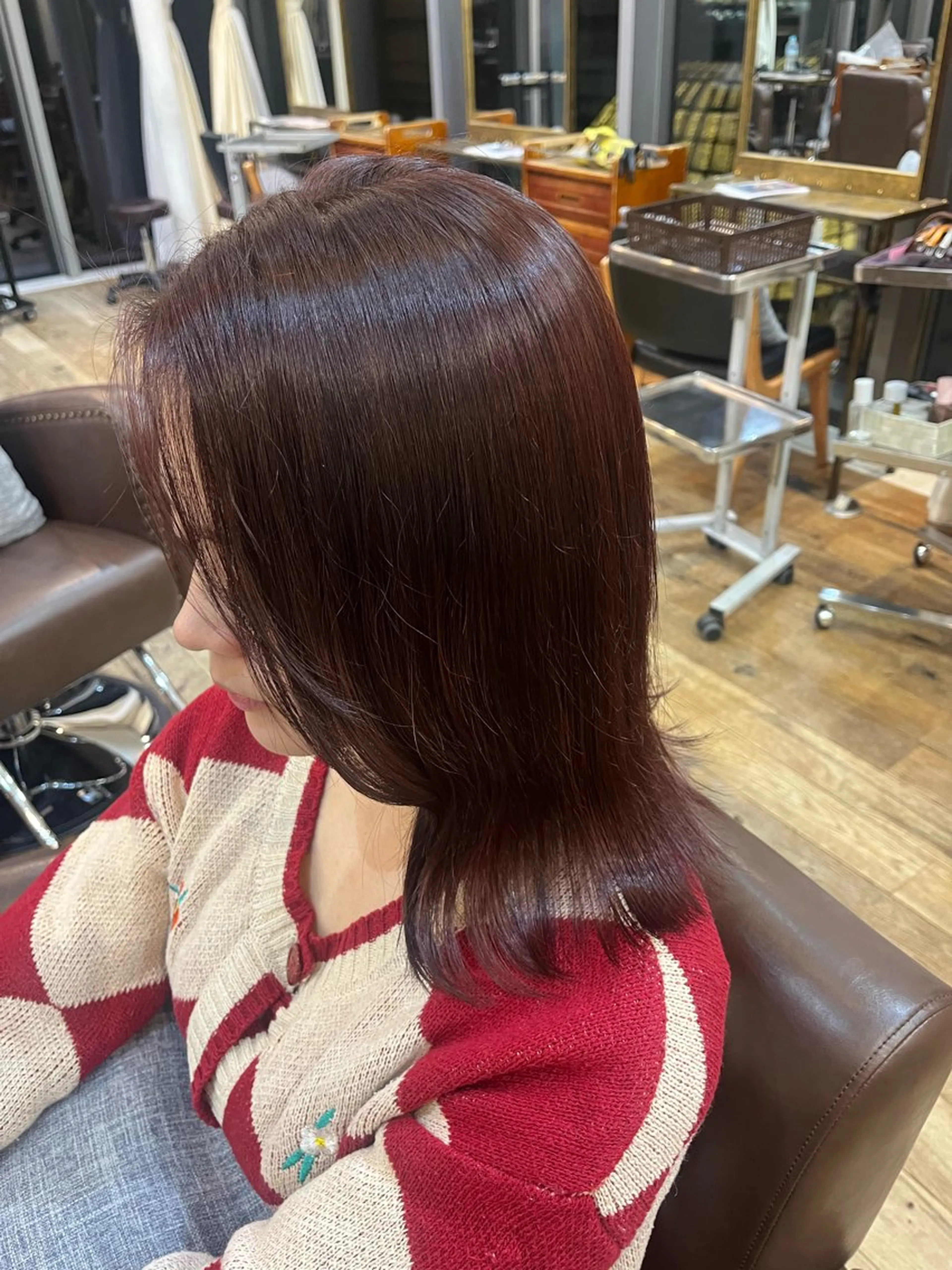 カラー 東茉央/ブリーチ リタッチ🧸銀座のヘアスタイル