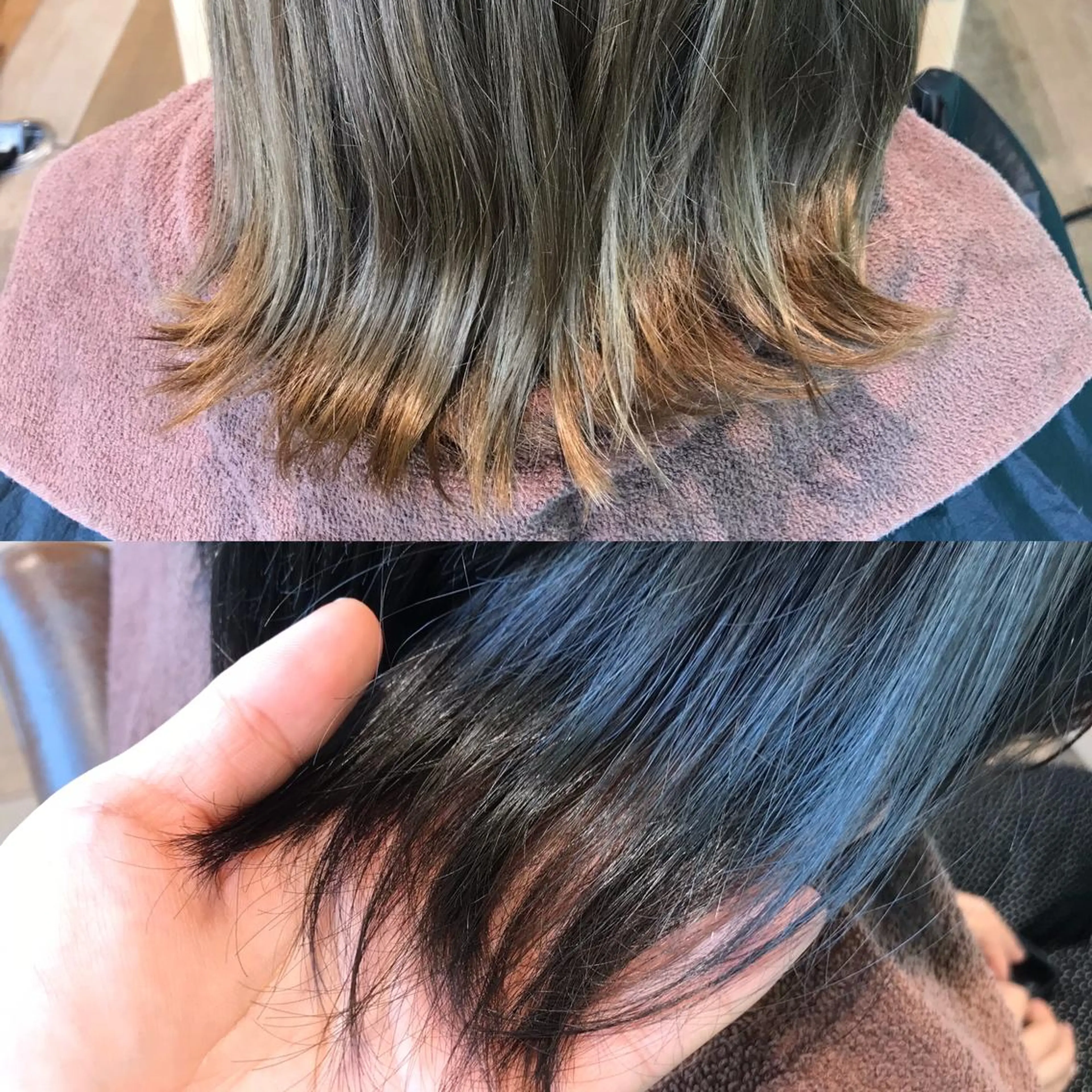 カラー 石渡このみ 🍊レイヤーカットのヘアスタイル