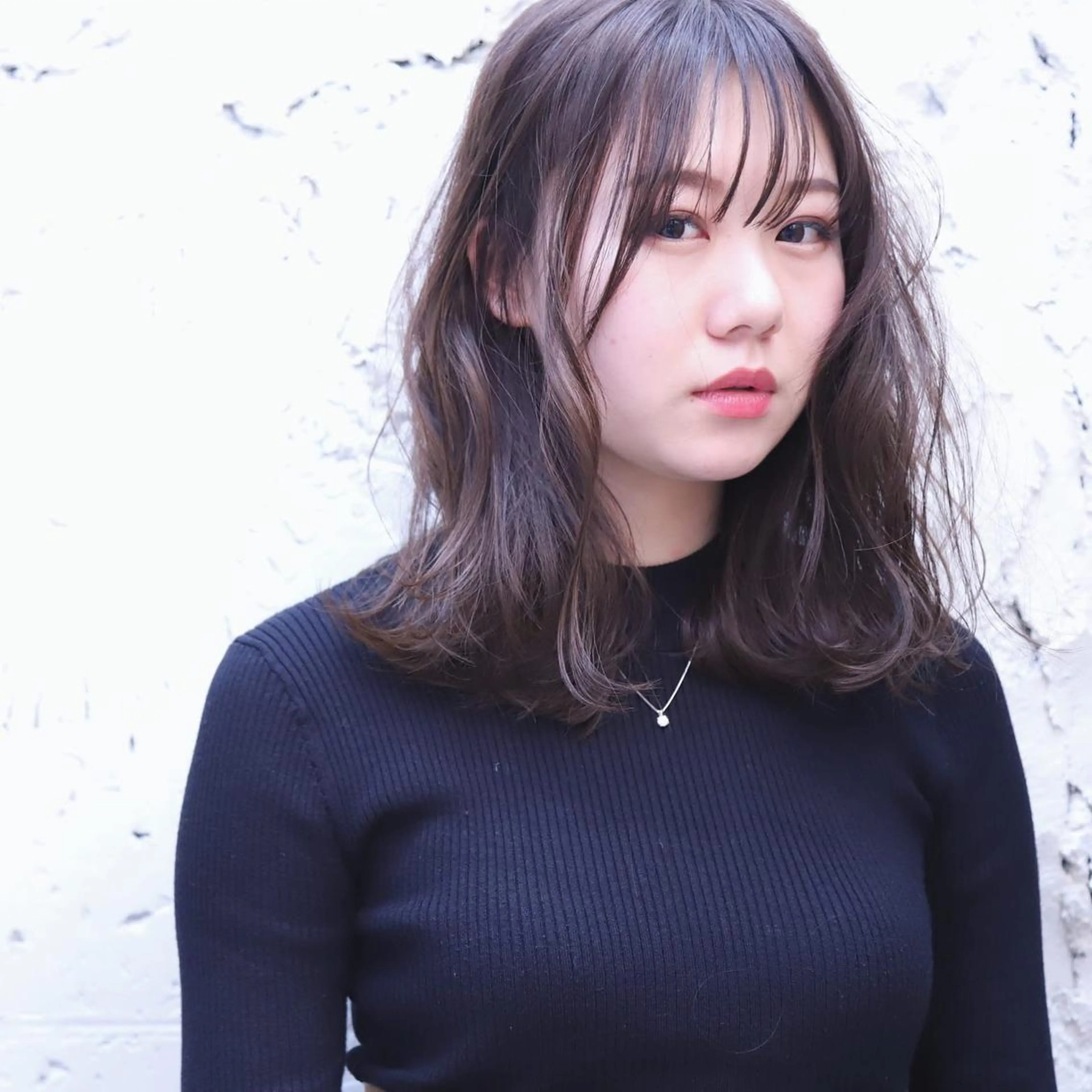セミロング 中山 泰徳のヘアスタイル