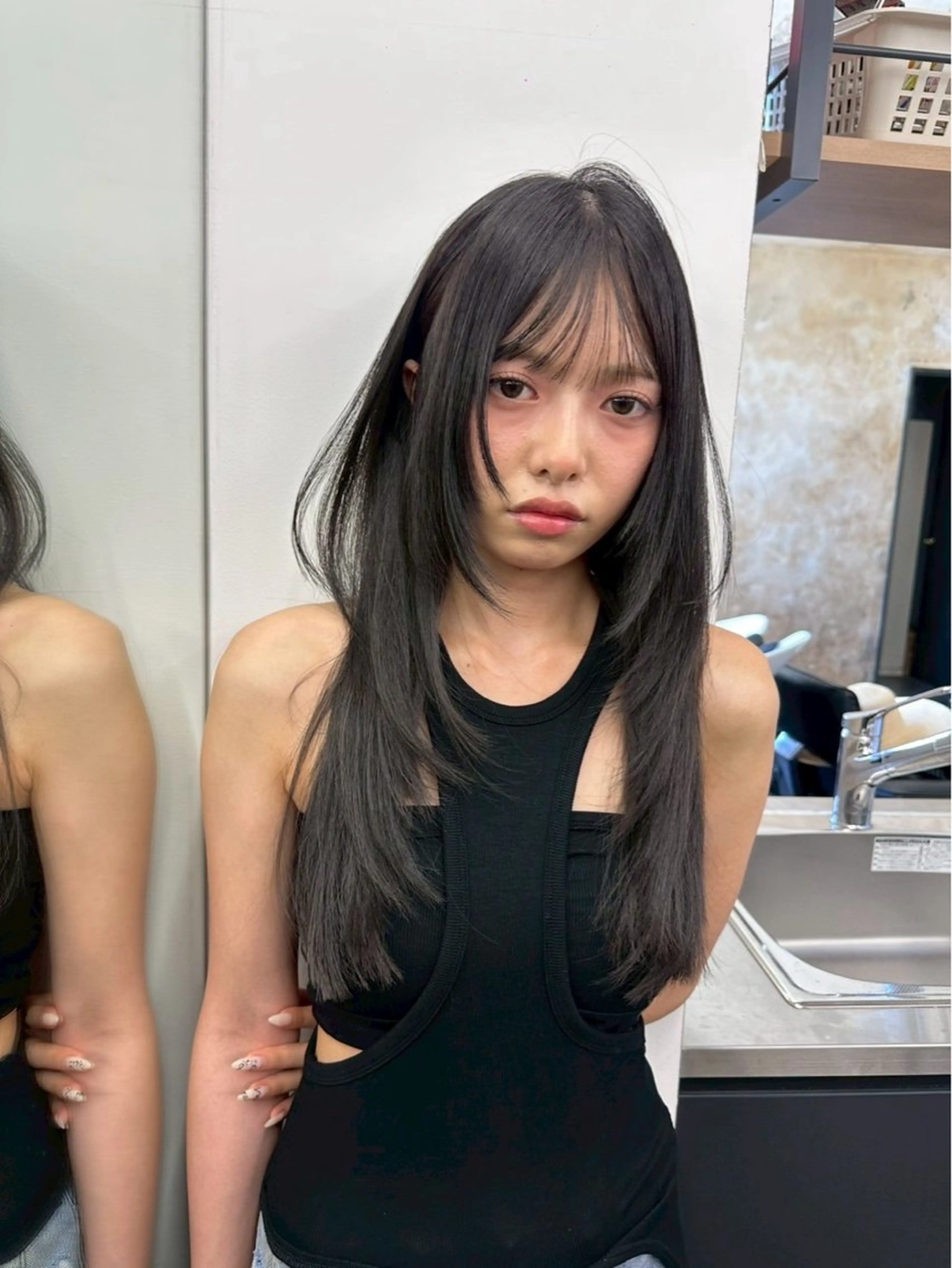 ロング カット 縮毛矯正 トリートメント 北九州①の艶髪師♥️ ♣️♦️♠️翔大のヘアスタイル