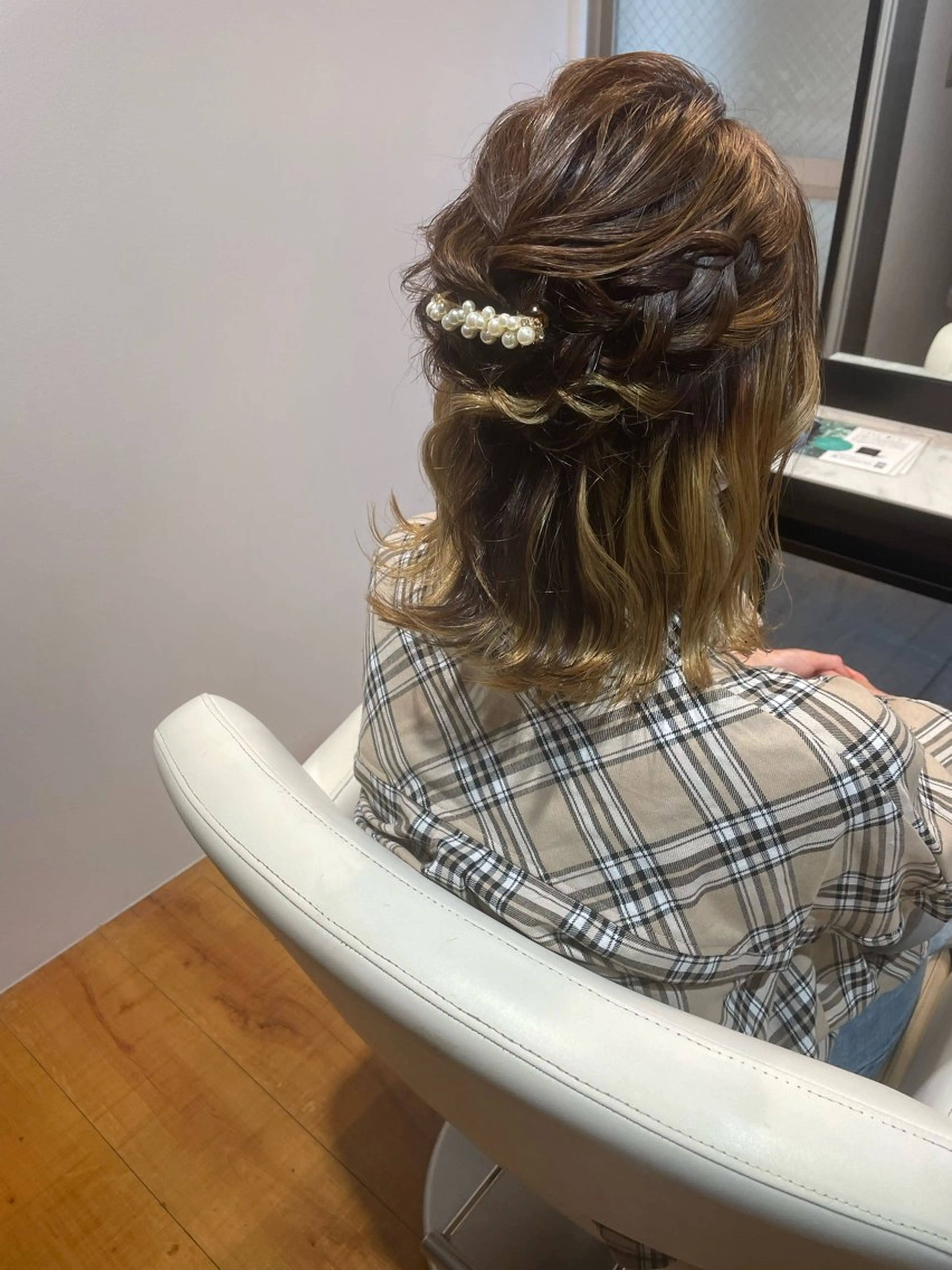 ミディアム 石川 理恵のヘアスタイル