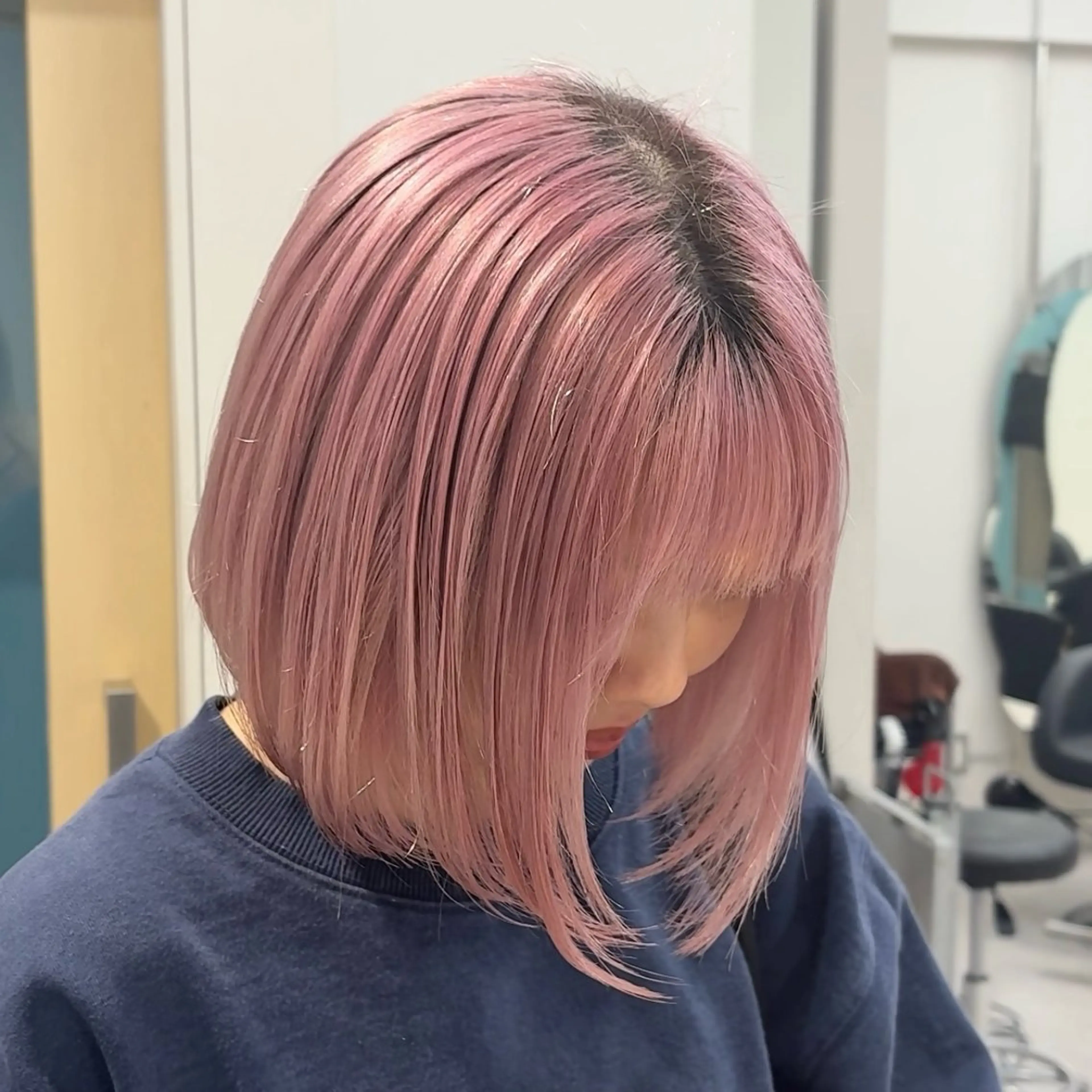 ショート カット ヘアカラー トリートメント 💖韓国風💖 レイヤー/LISAのヘアスタイル