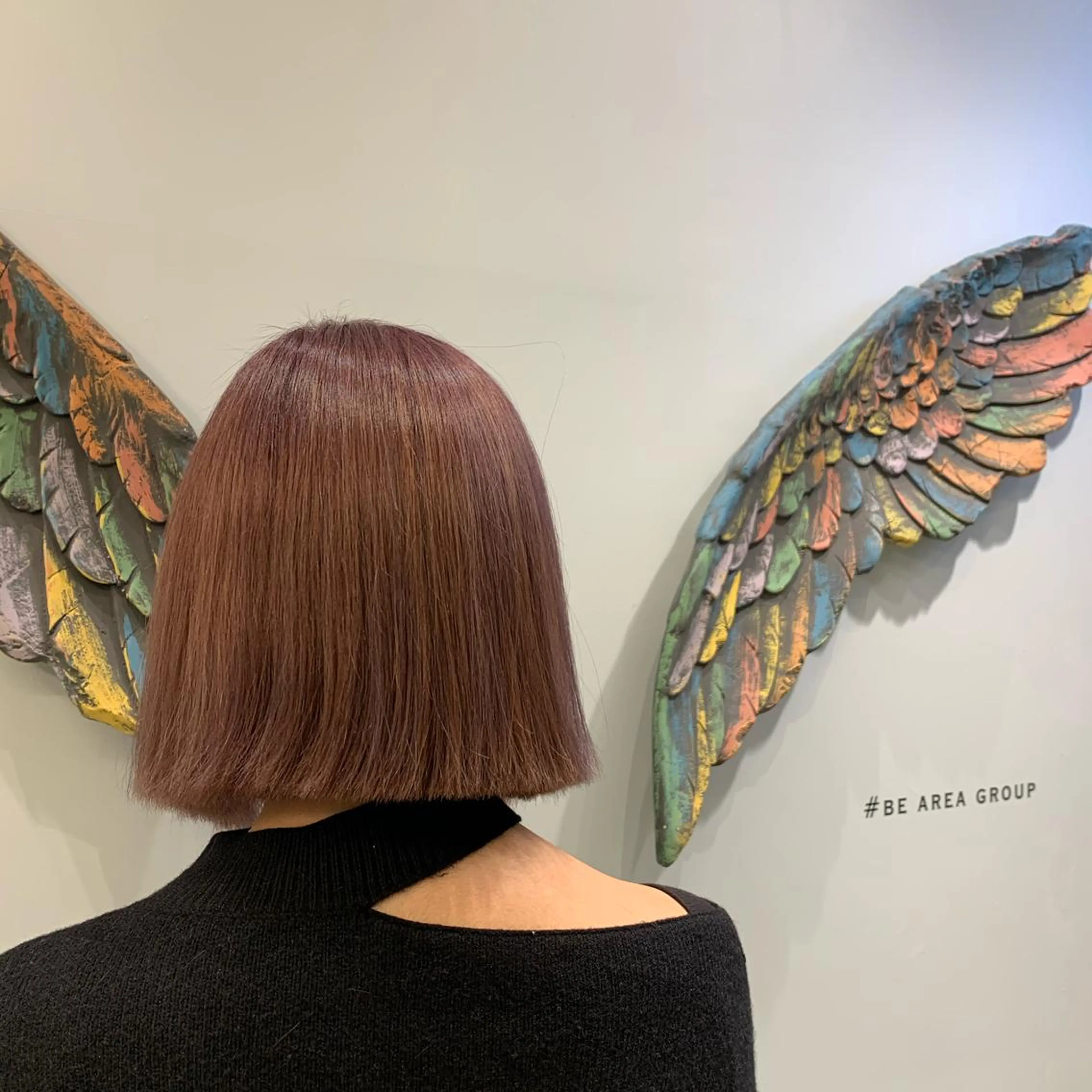 ショート 切りっぱなしボブ ボブ 外ハネヘア BE EREA  PREMIATA所属・蓼沼 由莉のヘアスタイル