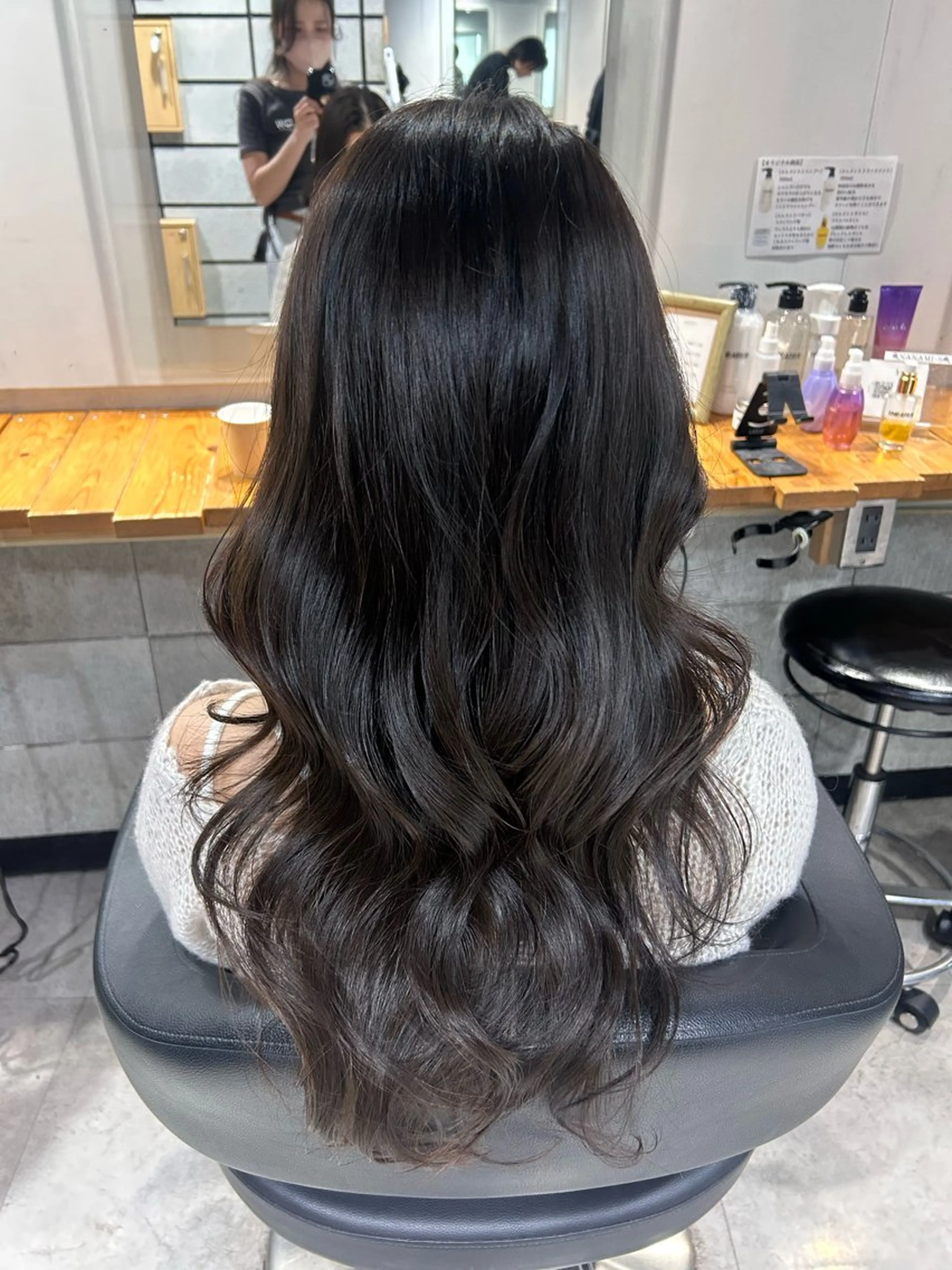 ロング カット ヘアカラー トリートメント ヘッドスパ レイヤーStyle 🩵菜々実のヘアスタイル