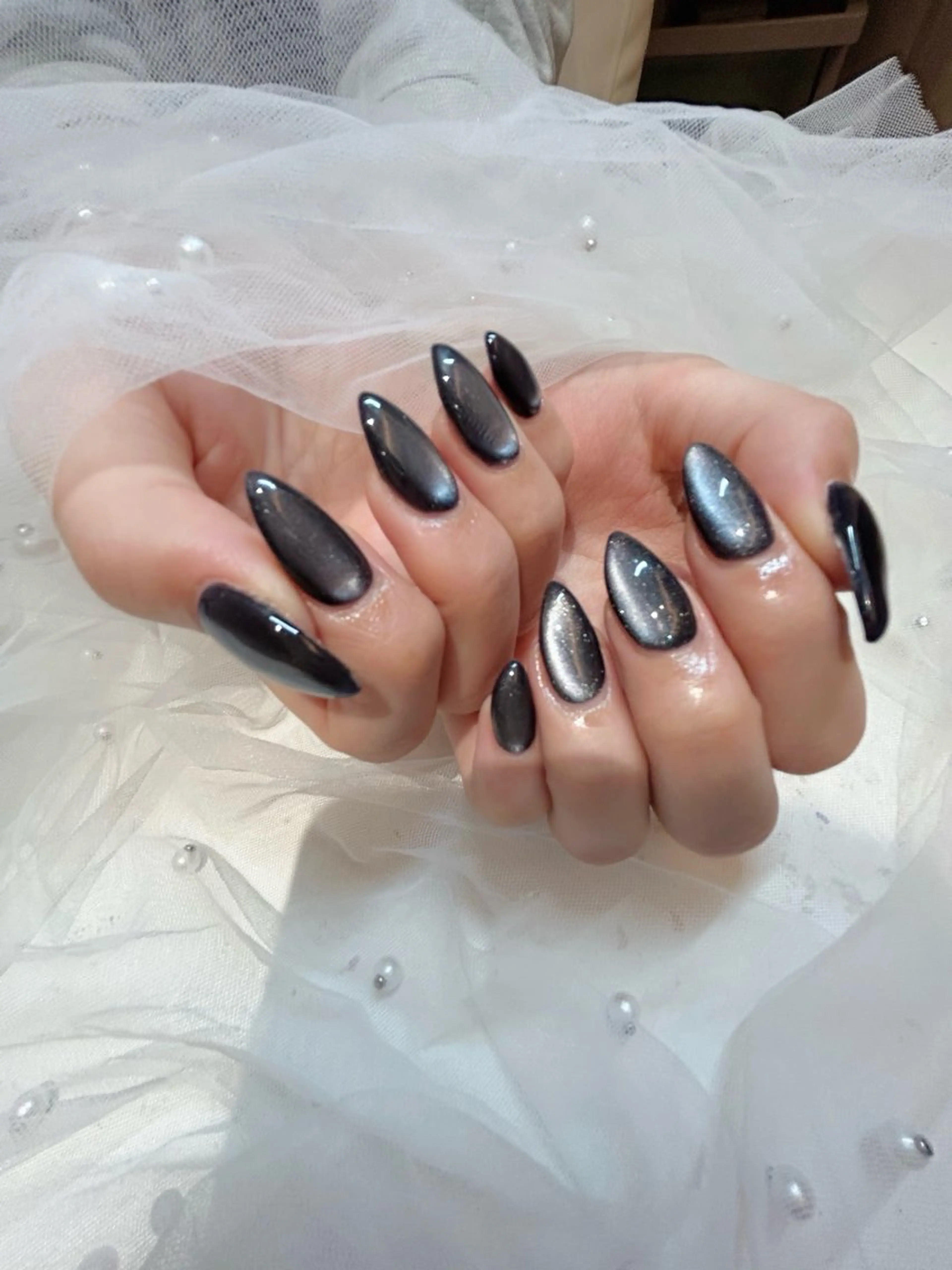 ネイル マグネットネイル ハンドネイル マグネット/心斎橋 LoLo.カレラのネイルデザイン