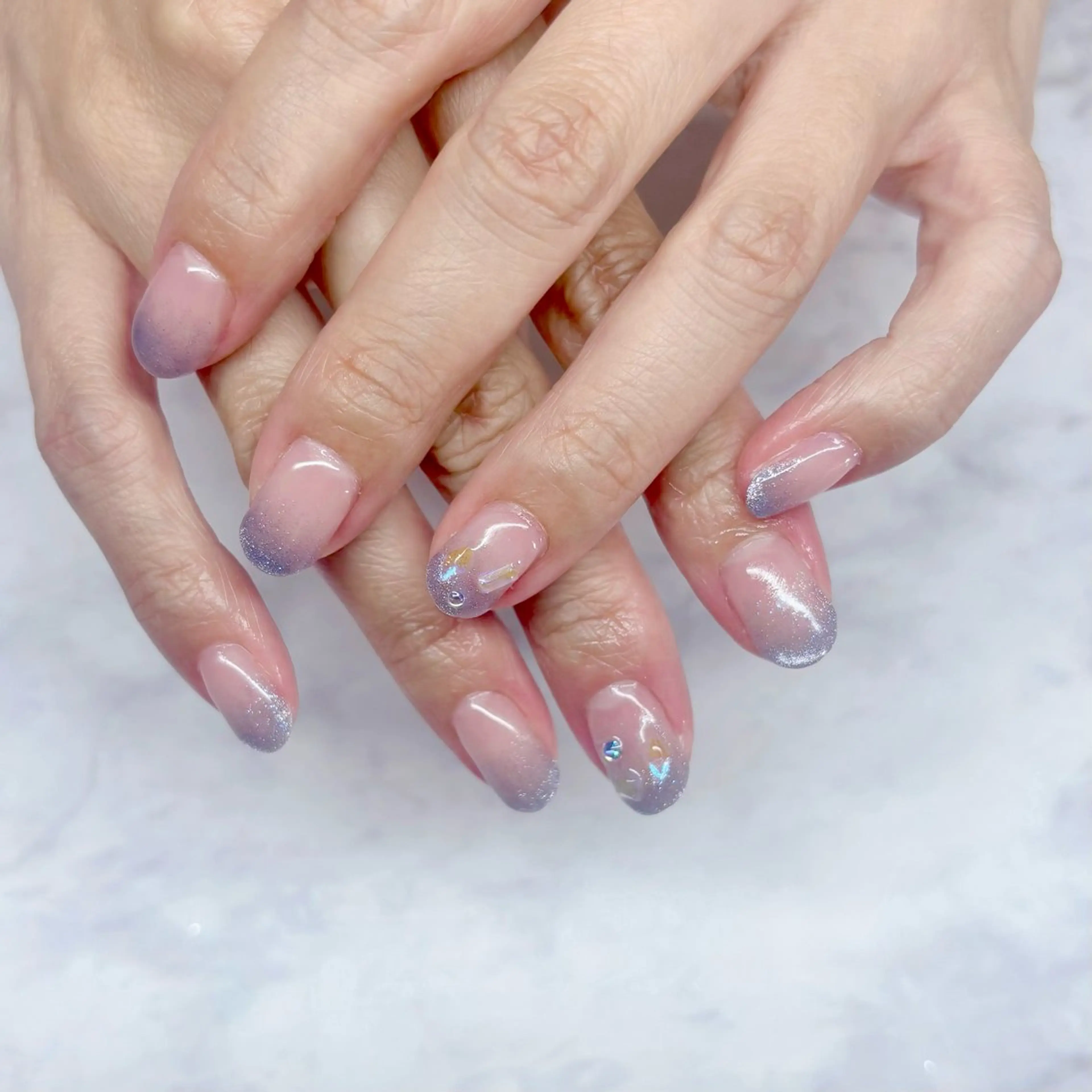 ネイル グラデーション マグネットネイル MYu Beauty Salon  MAIのネイルデザイン