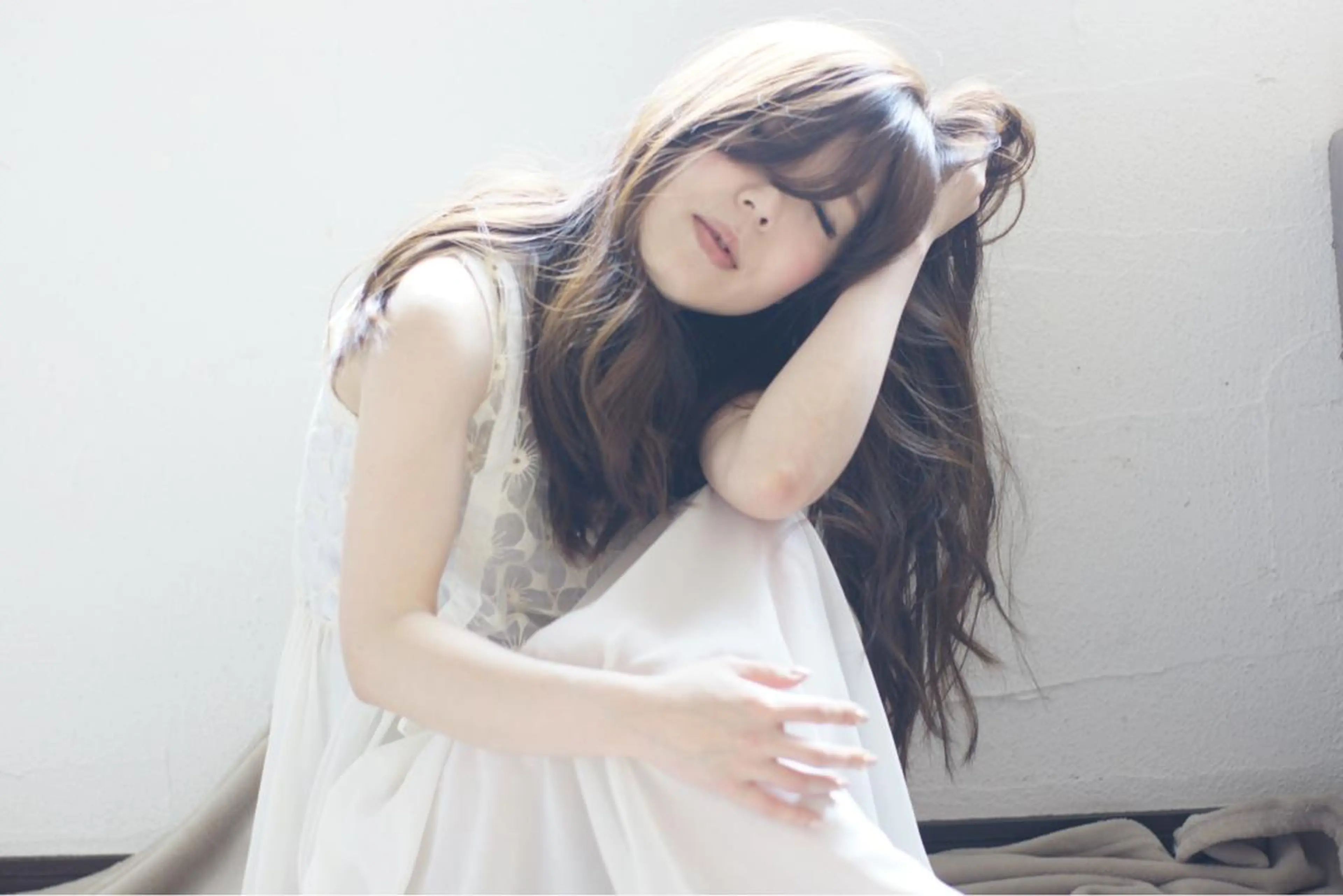 ロング 藤島 裕幸のヘアスタイル