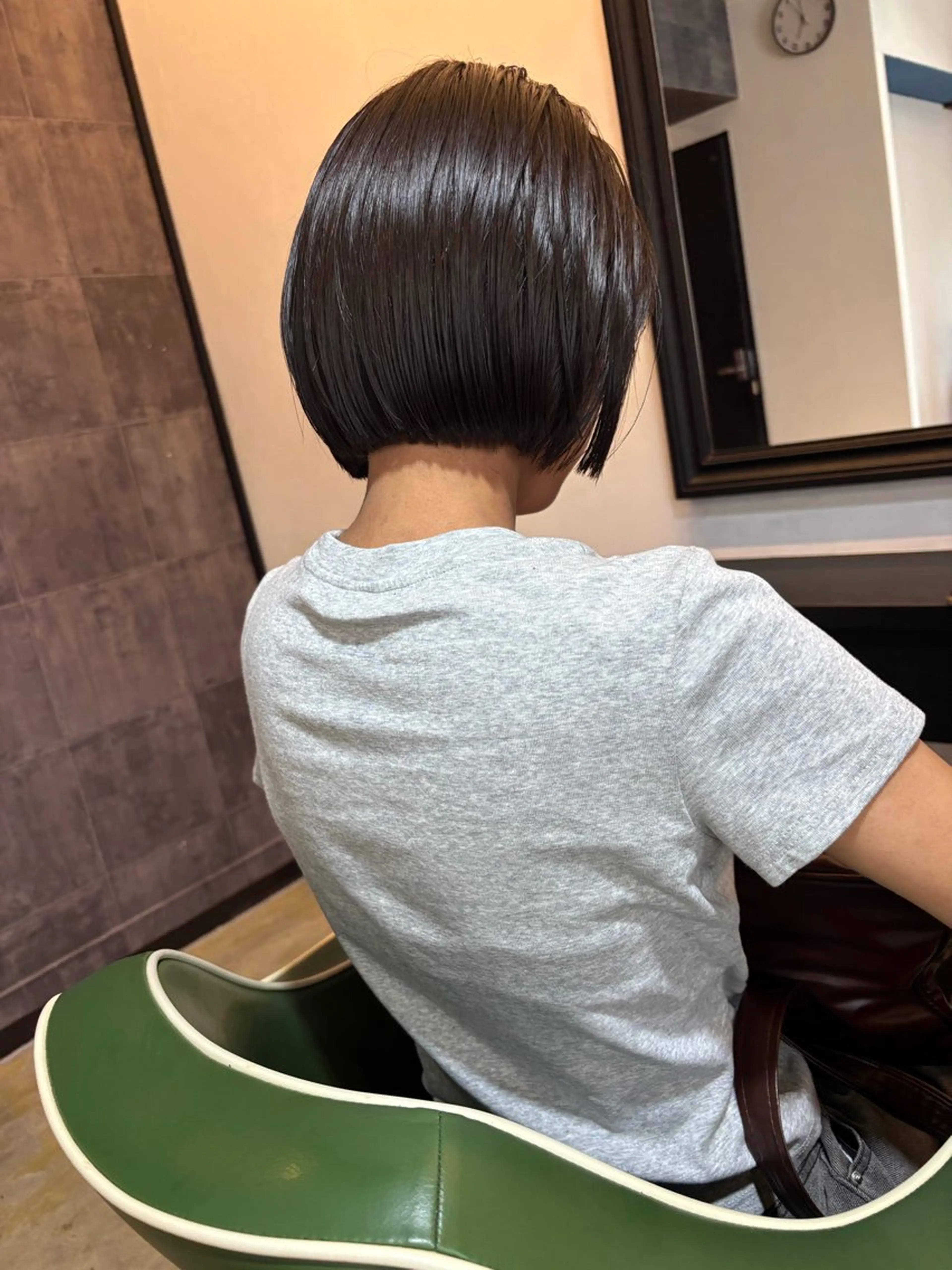 ショート カラー 似合わせカット 小顔カット 広島/ボブ/レイヤー 🌿‬wakabaのヘアスタイル