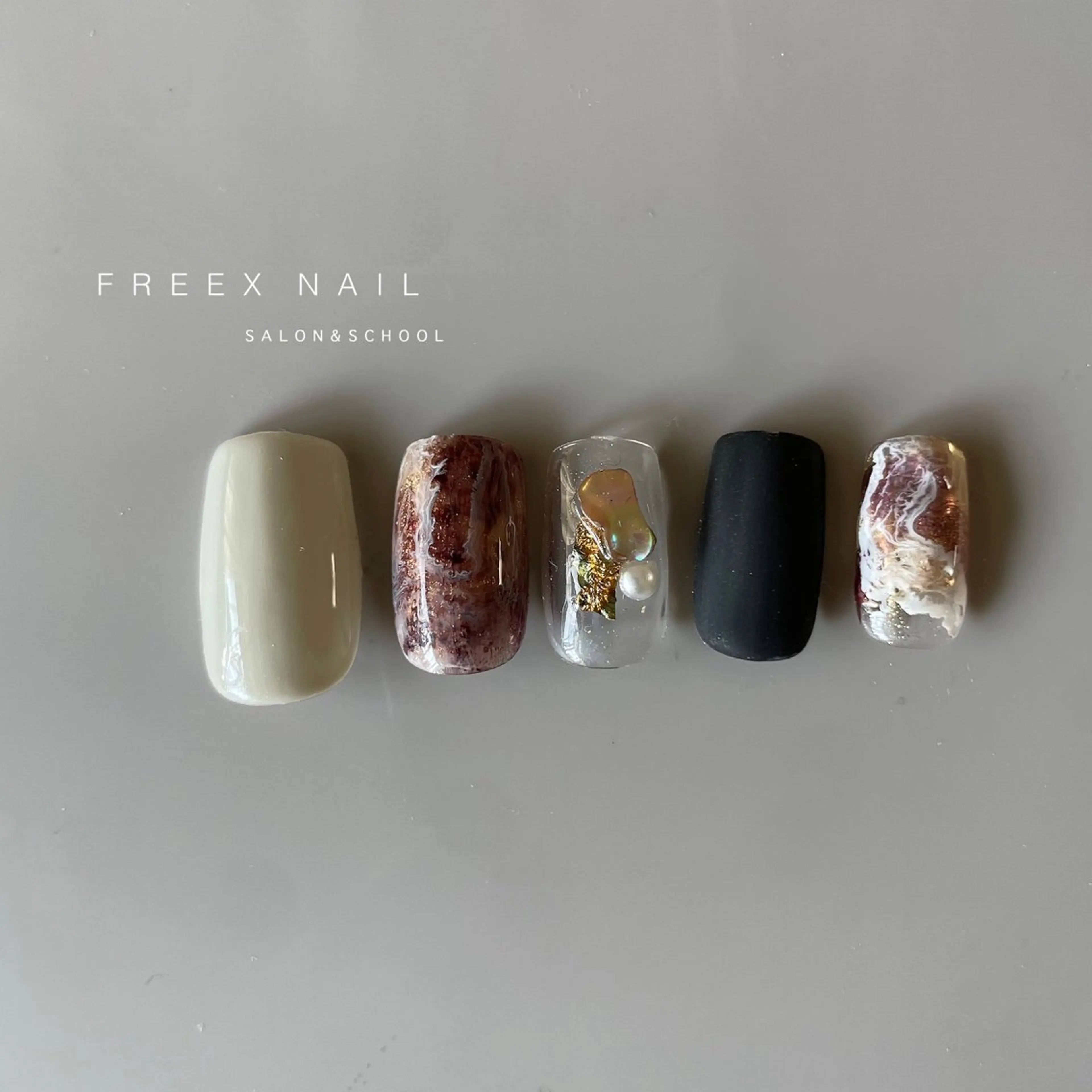 ネイル ニュアンスネイル ハンドネイル ハンドケア freex nail /ニュアンス/個性派のネイルデザイン