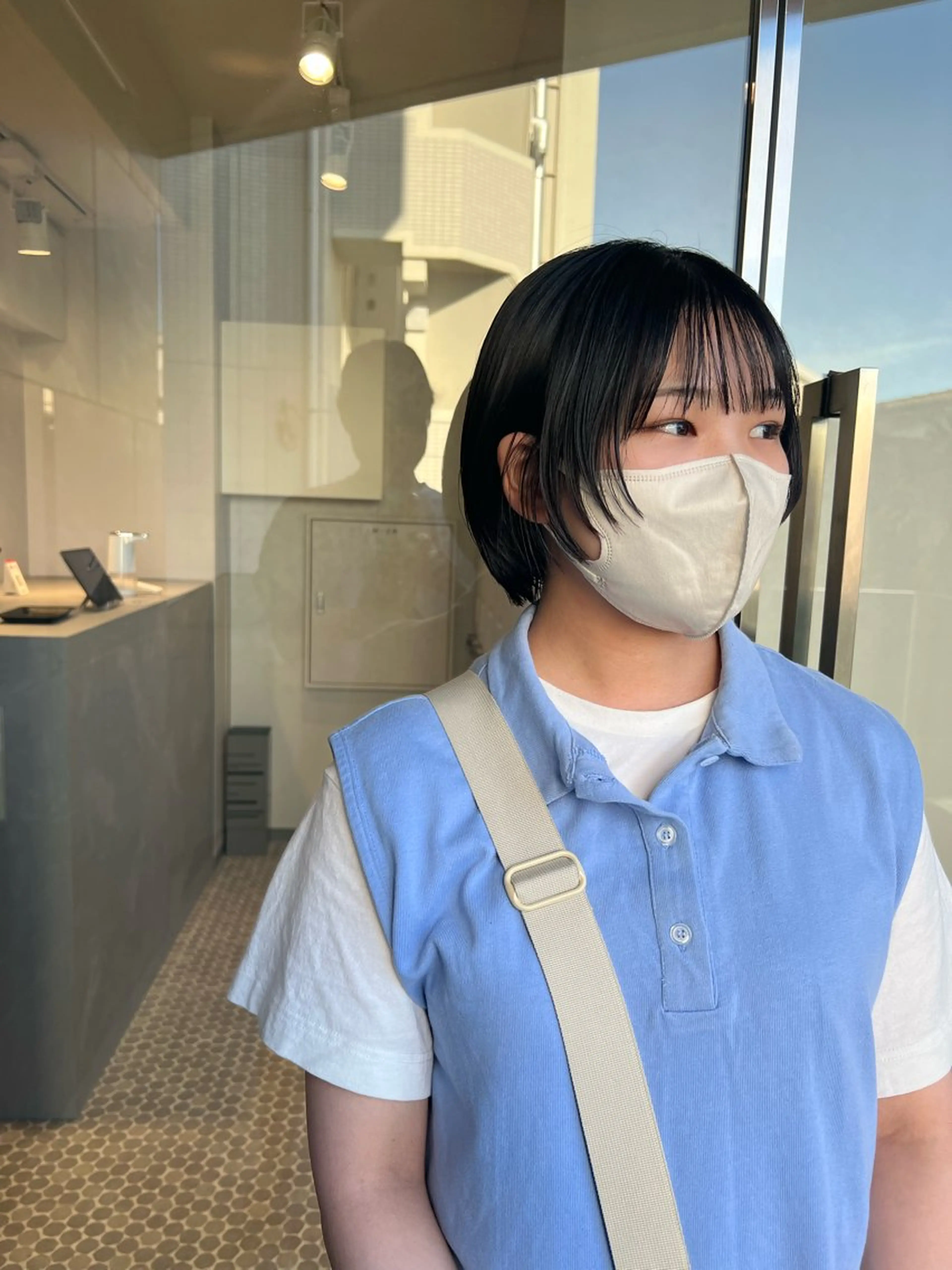 ショート ボブ カット トリートメント 樋野 亮のヘアスタイル