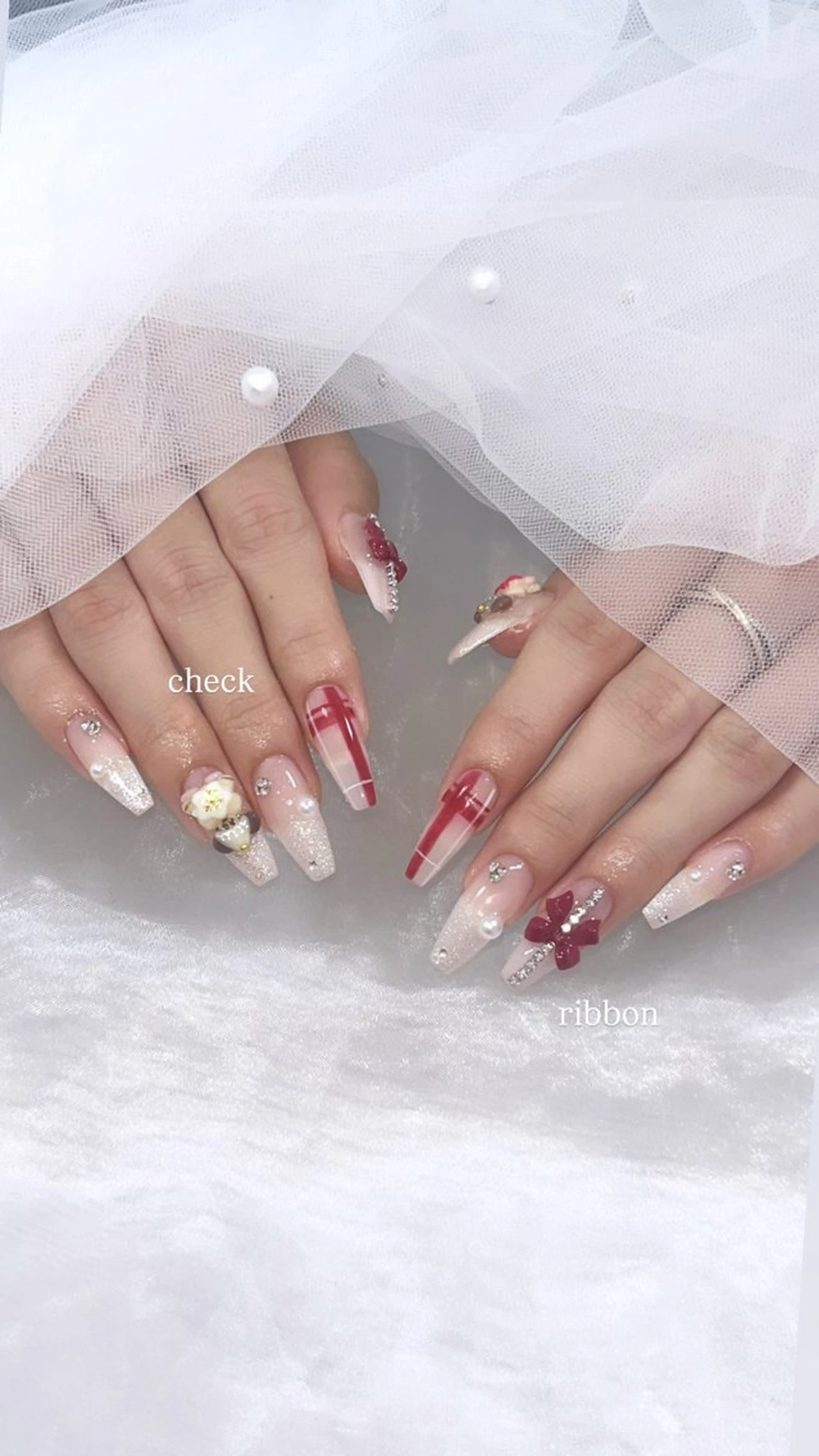 ネイル ハンドネイル akari🎀 京橋 ARRINEのネイルデザイン