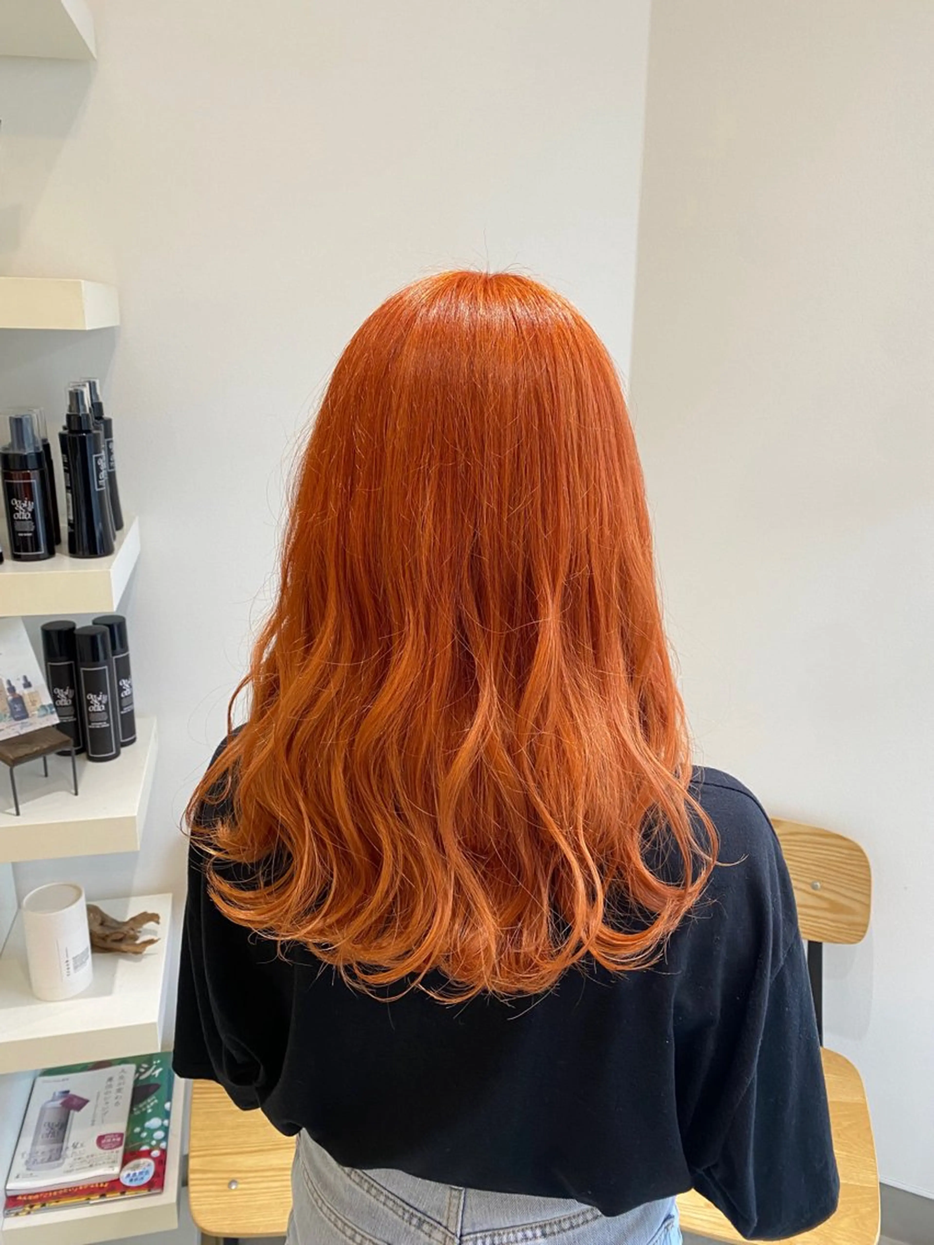 セミロング カラー 堀越 美羽のヘアスタイル