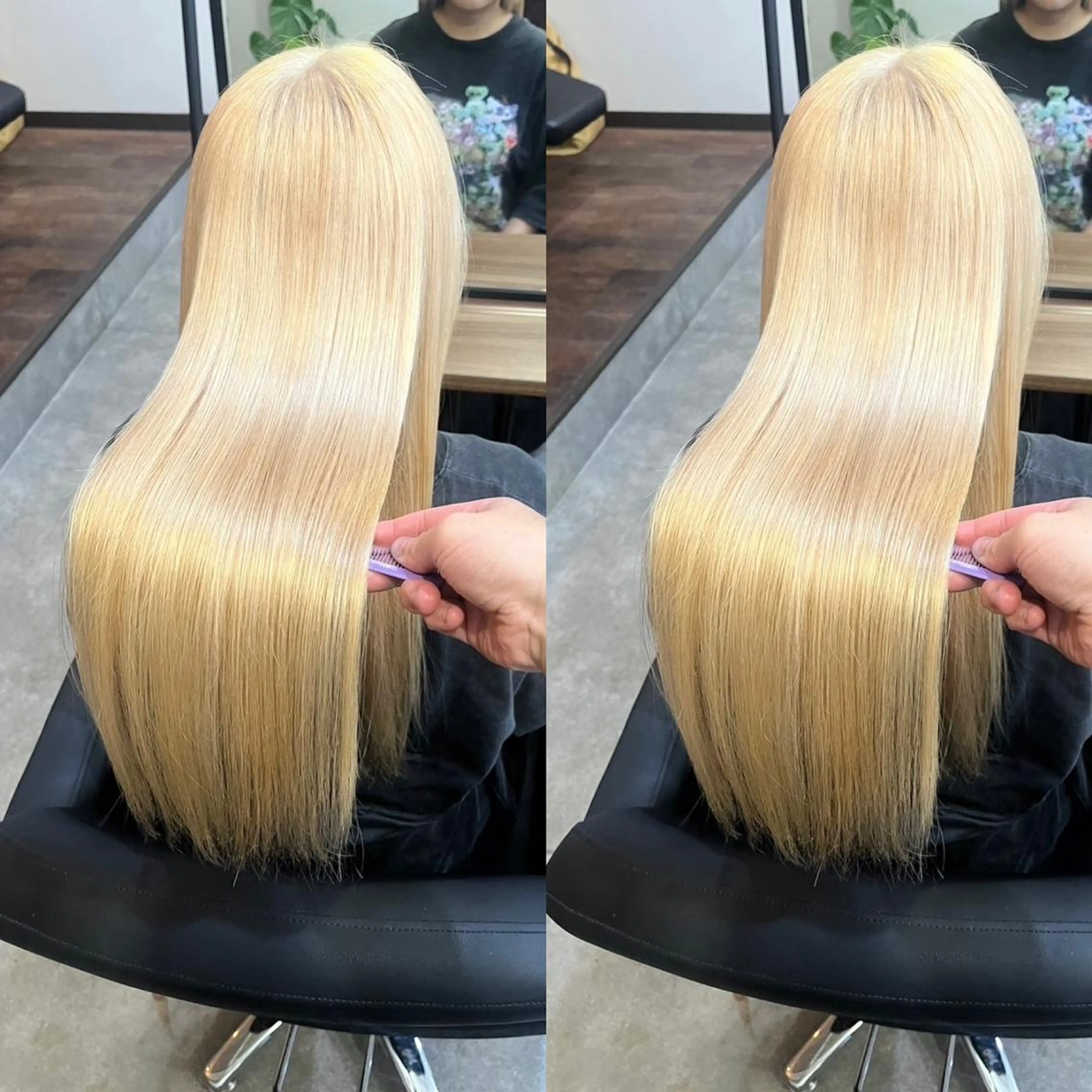 ロング hao髪質改善 /艶髪カラーのヘアスタイル