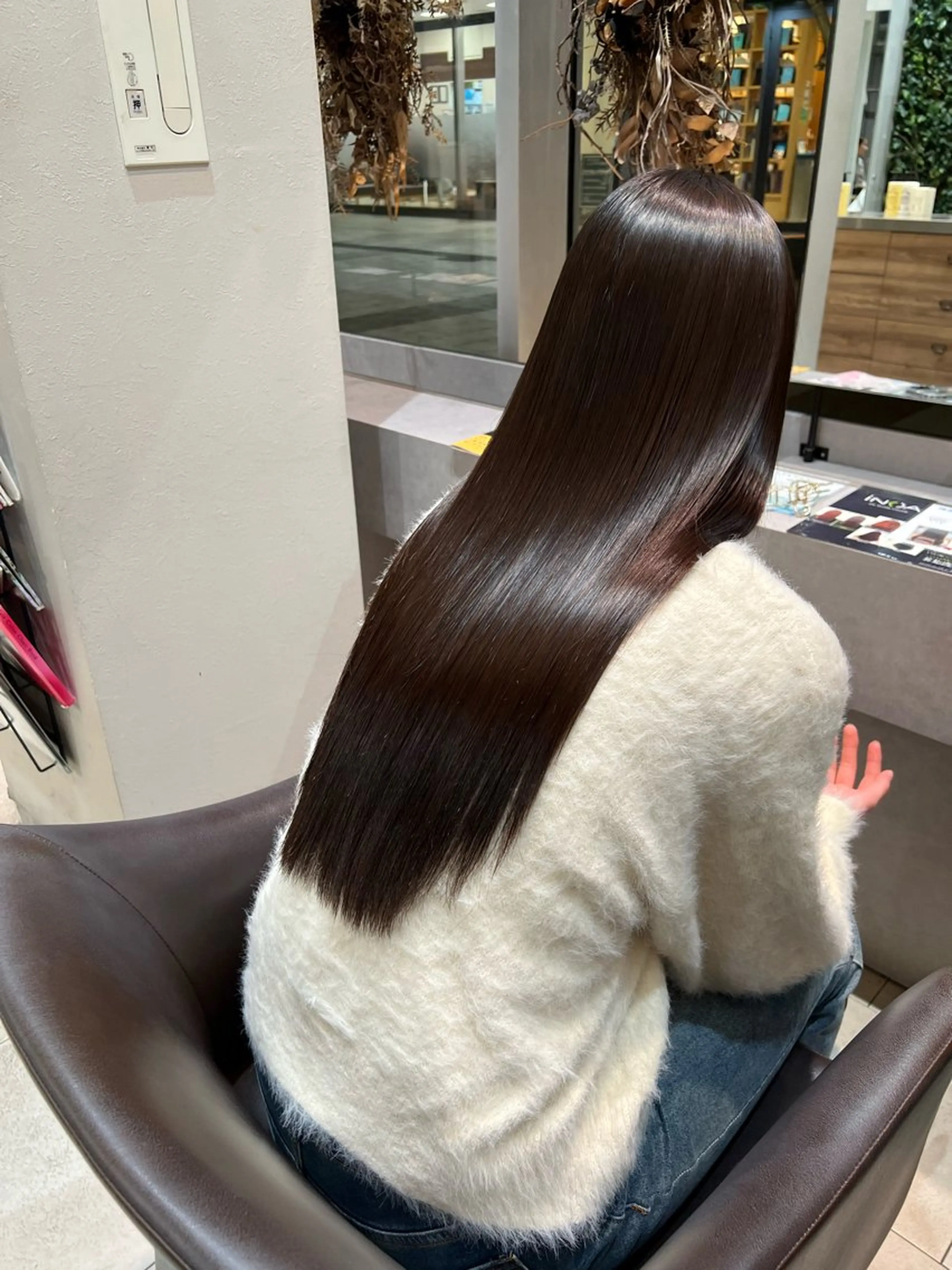 ロング 酸性ストレート カット 縮毛矯正 🫧Ai/ ロロネー森ノ宮💖のヘアスタイル