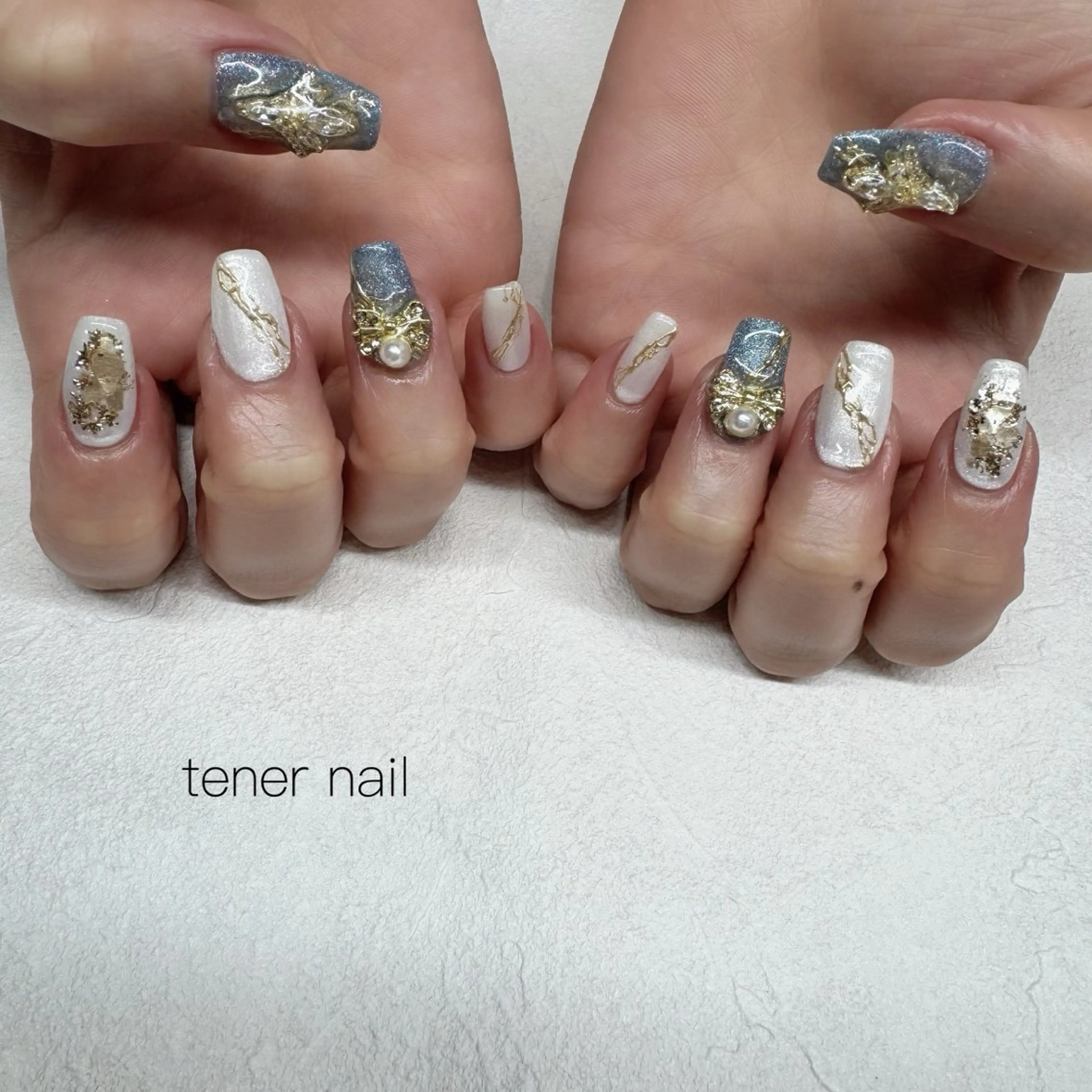 ネイル キラキラネイル ハンドネイル テネルネイル tener nailのネイルデザイン