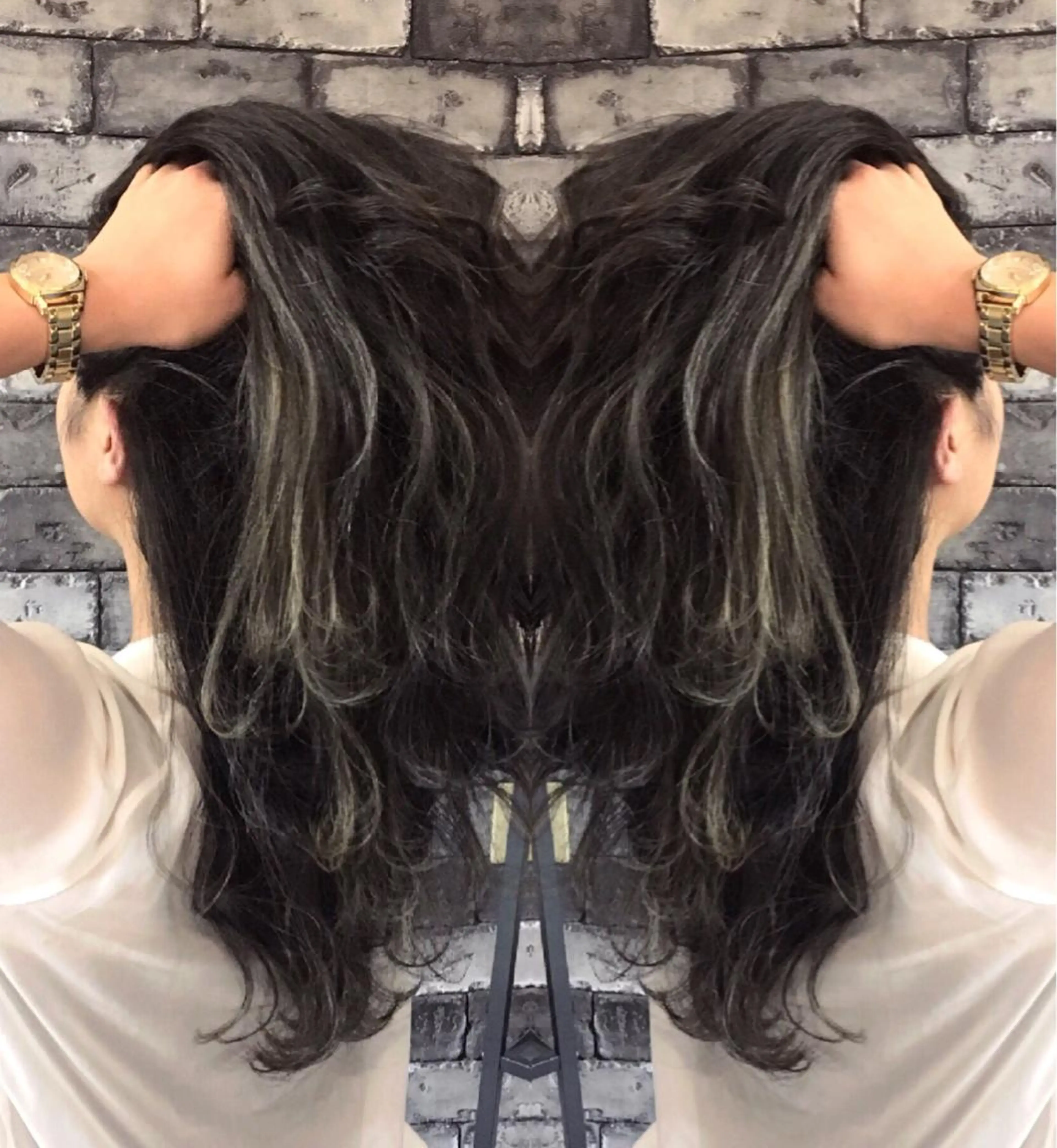 セミロング 3Dハイライト 外国人風カラー ハイライト ❤️千葉県代表❤️ 店長❤️柿本翔一朗のヘアスタイル