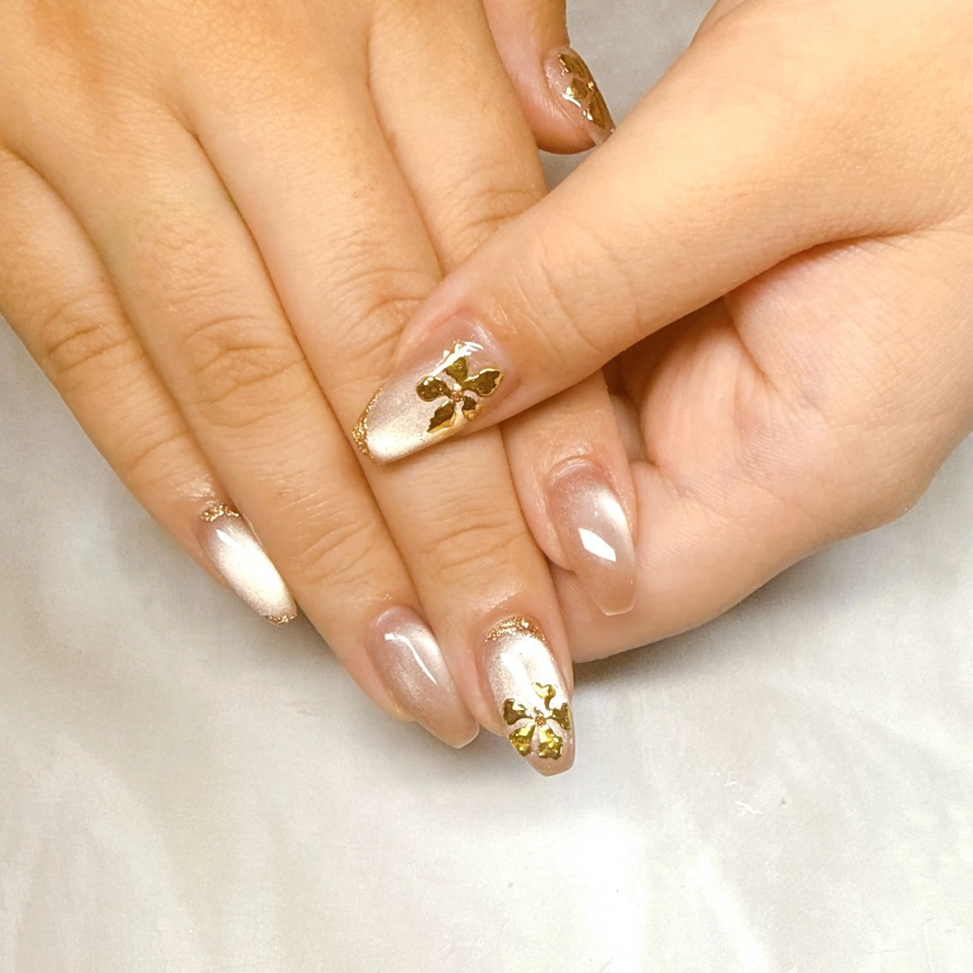 ネイル ハンドネイル le verre 久屋公園のネイルデザイン