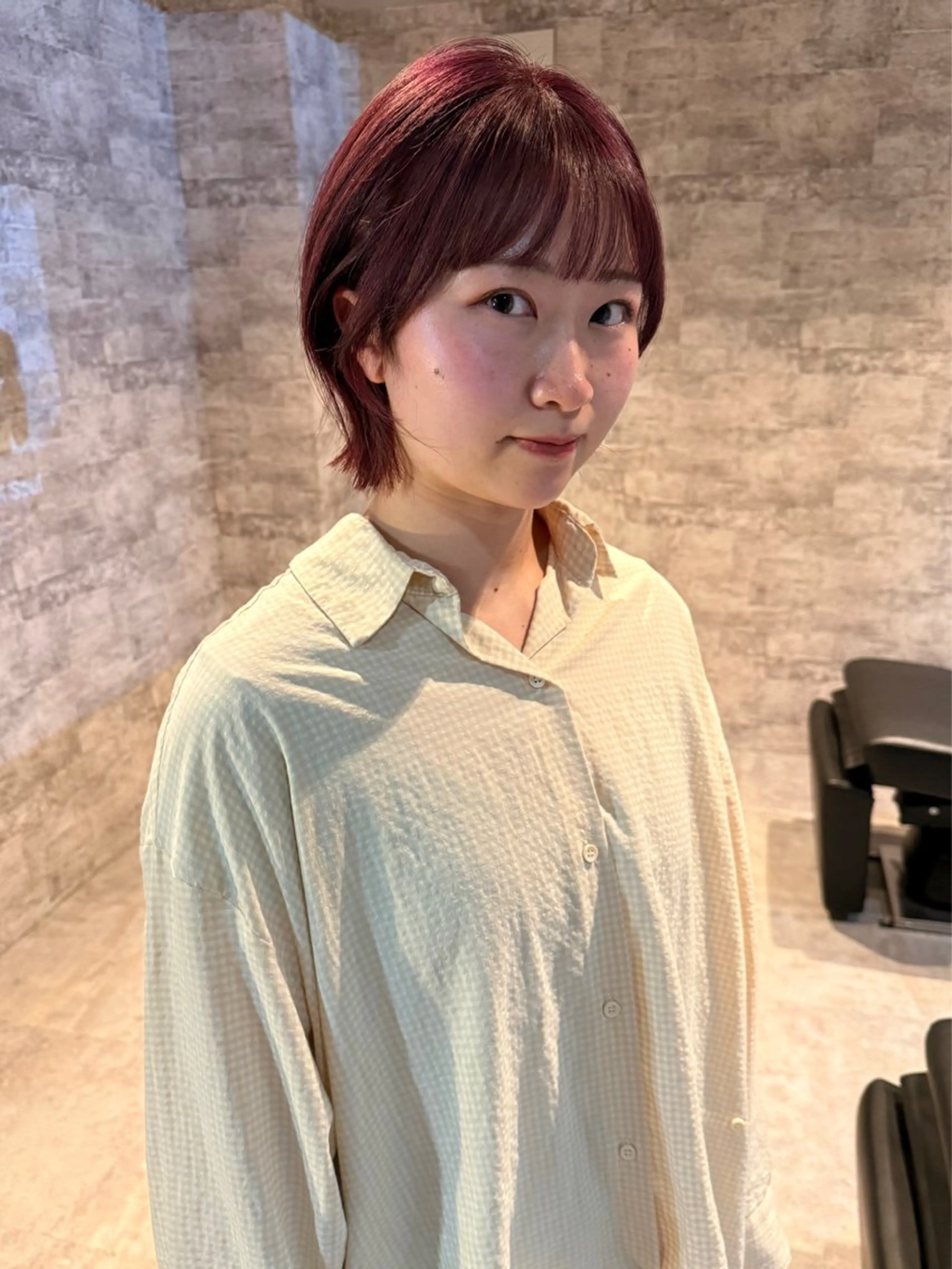 ショート カラー 似合わせカット カット ヘアカラー トリートメント mai / linoah˚✧のヘアスタイル