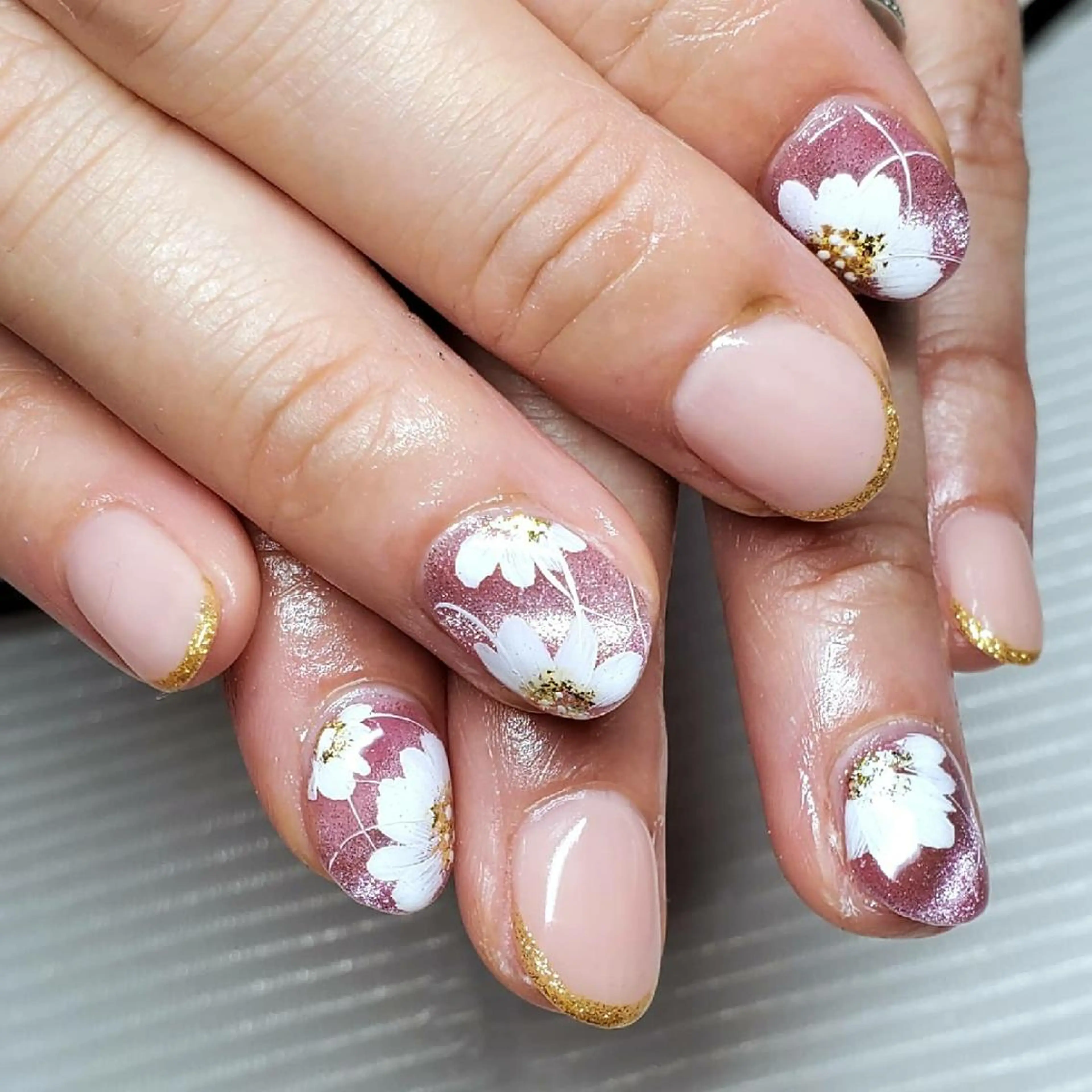 ネイル フラワーネイル マグネットネイル NAIL'S KISHのネイルデザイン
