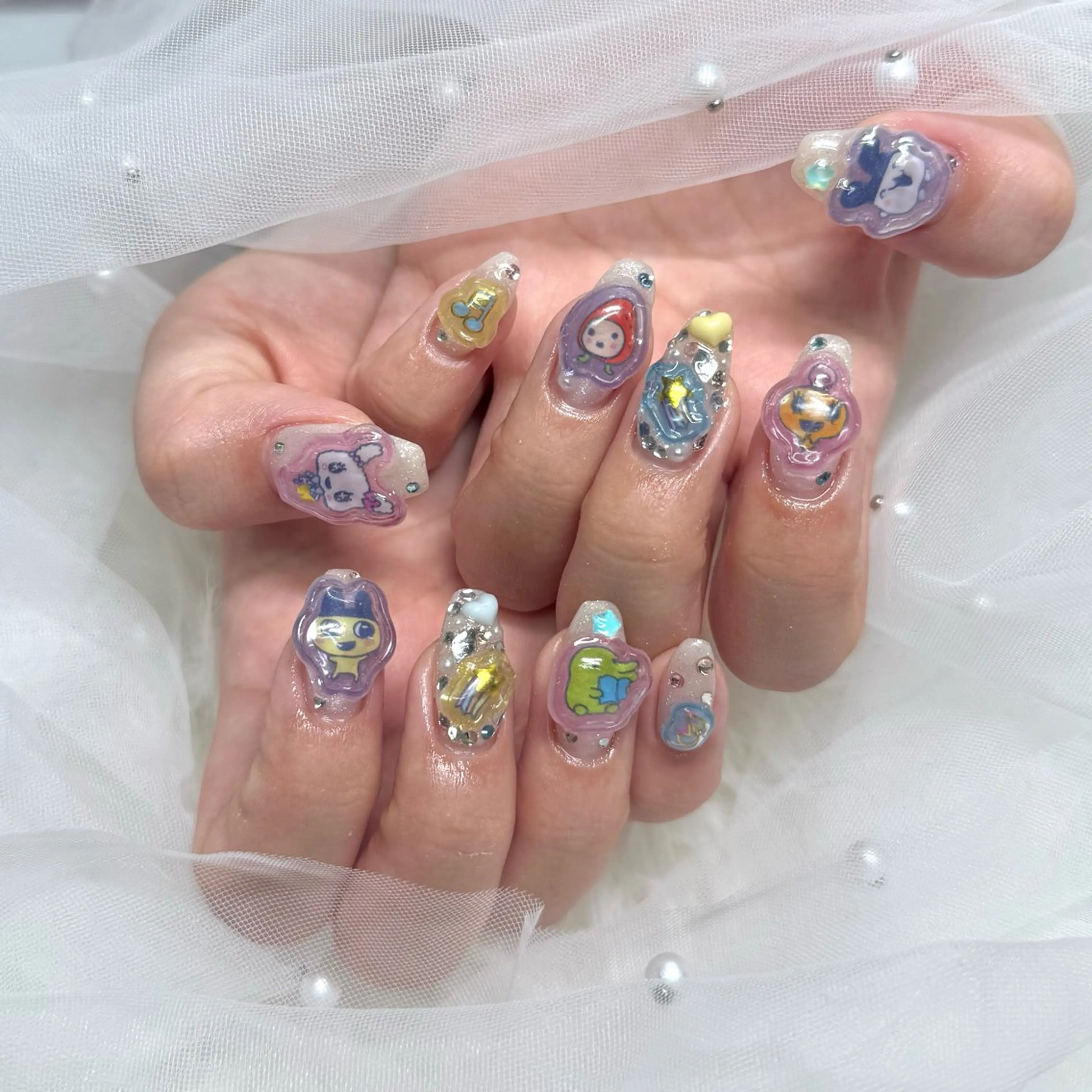 ネイル 持ち込み ハンドネイル 🫧Rio🫧ネイル /渋谷🫧ワンホンのネイルデザイン