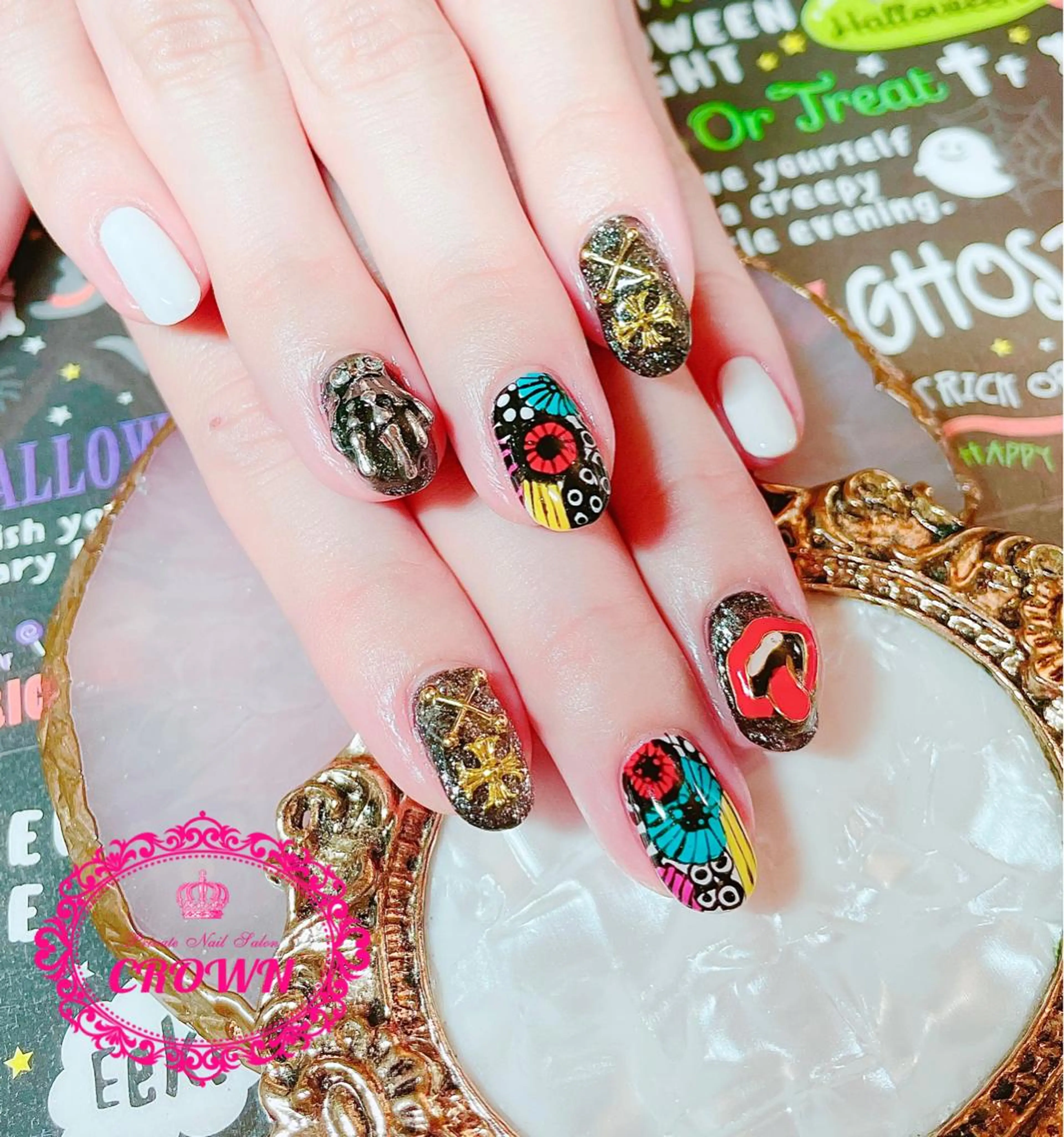 ネイル CROWN プライベートサロンのネイルデザイン