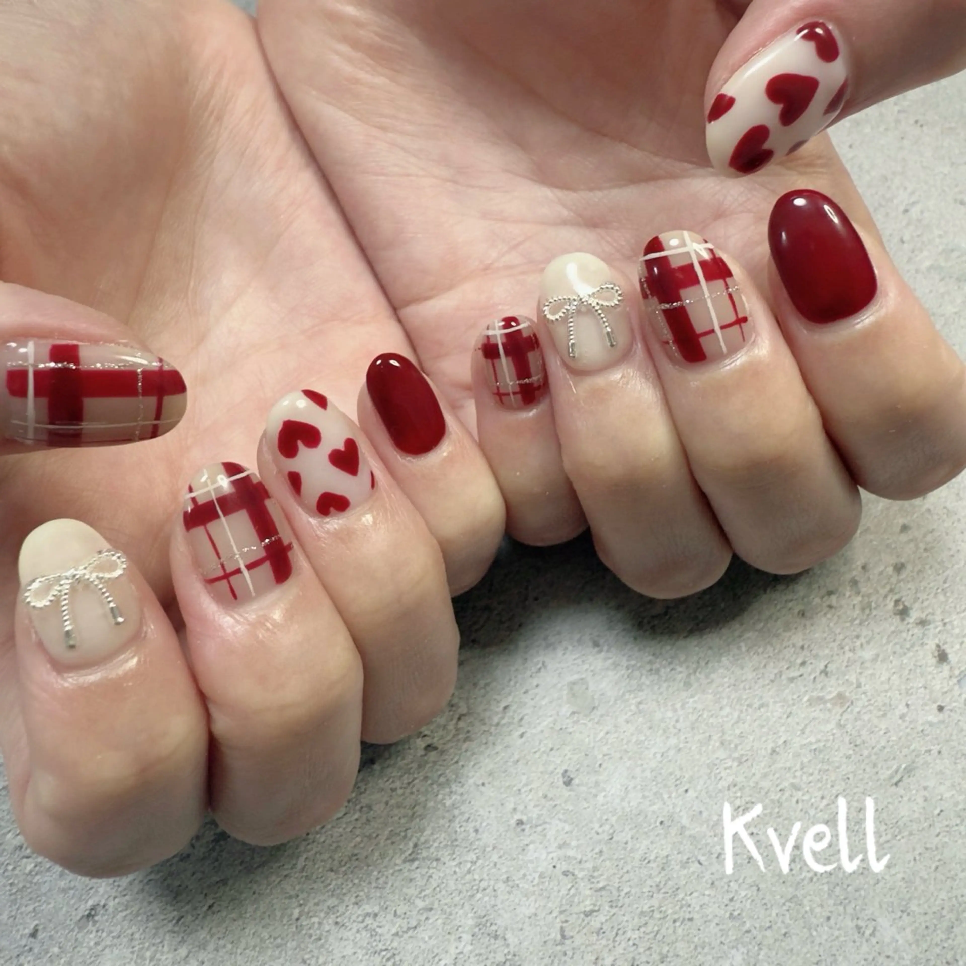 ネイル ハンドネイル nailsalon Kvellのネイルデザイン