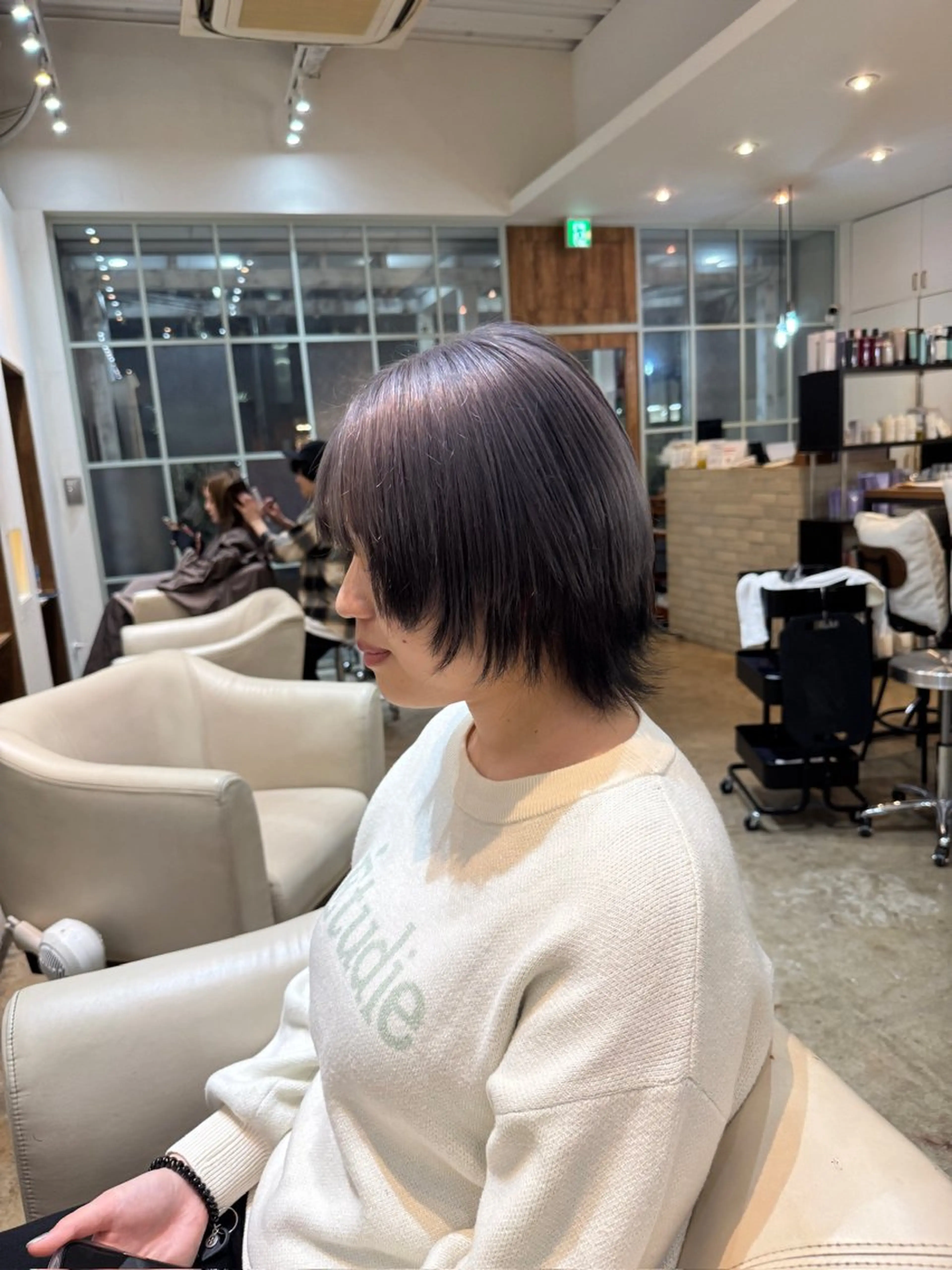 ショート ウルフカット ダブルカラー/ メンズパーマ🫧中村のヘアスタイル