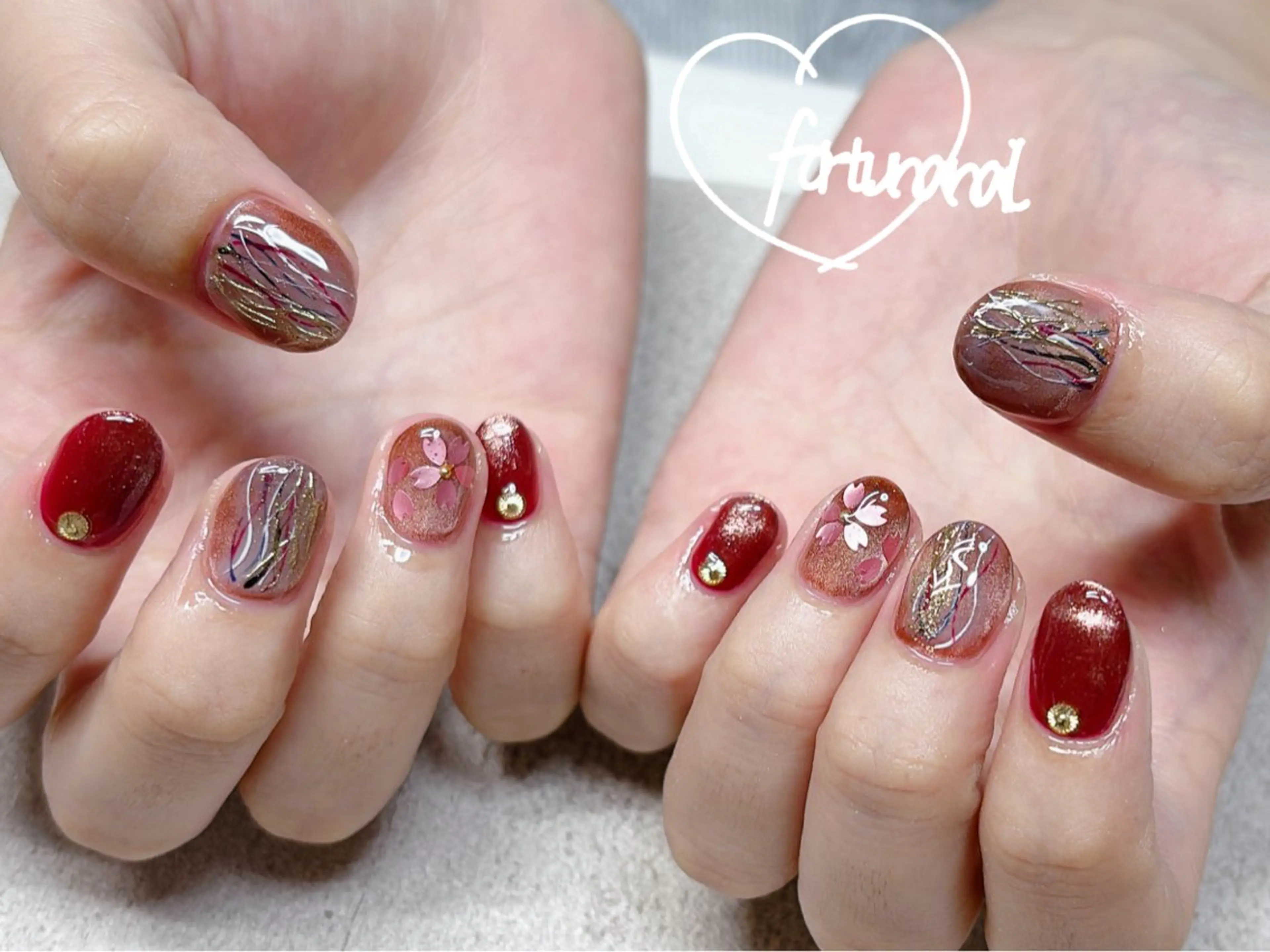 ネイル ハンドネイル ハンドケア Nail •Head スパFortunaのネイルデザイン