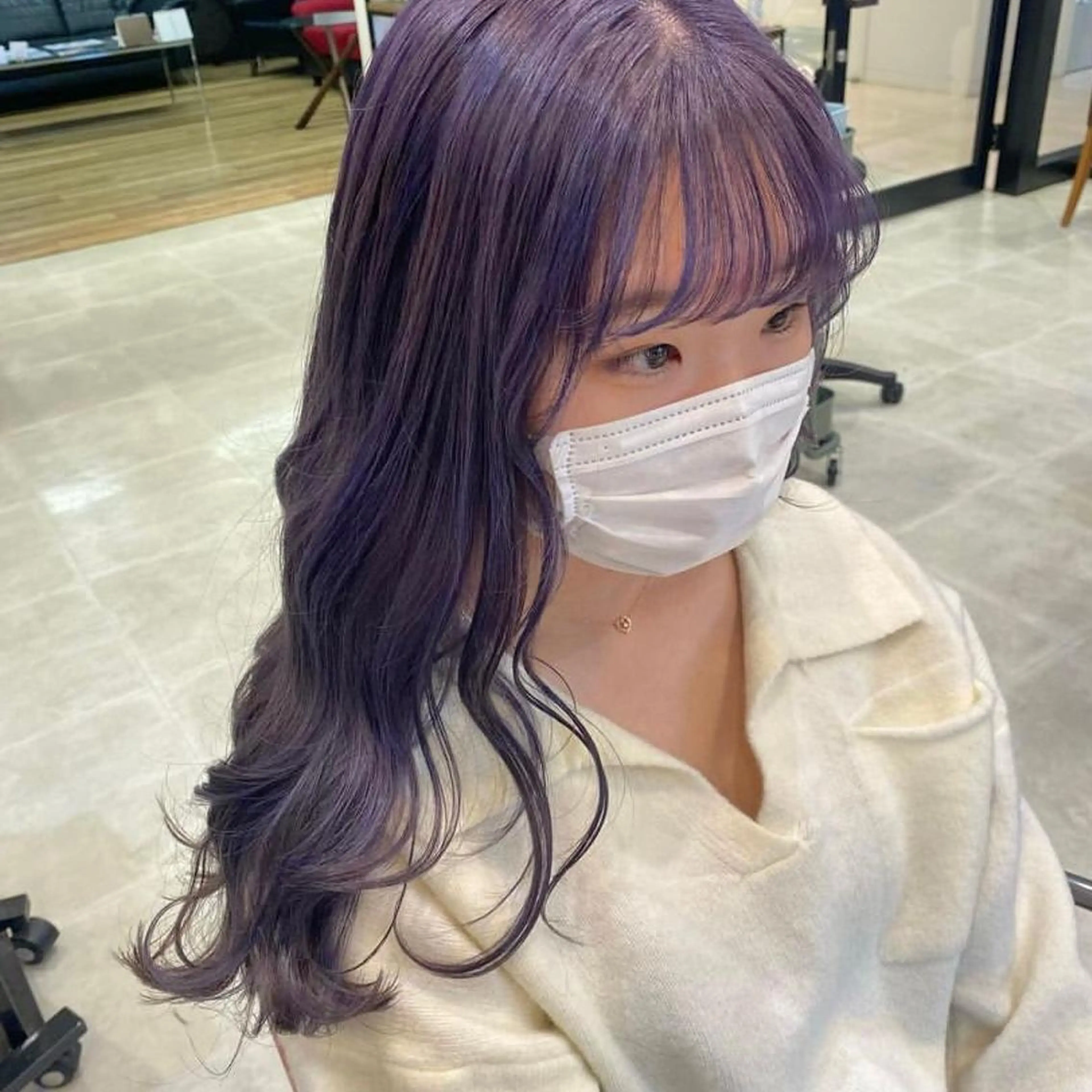 ロング カラー ヘアアレンジ ヘアカラー ayumi🌈 インナーカラー🌈のヘアスタイル