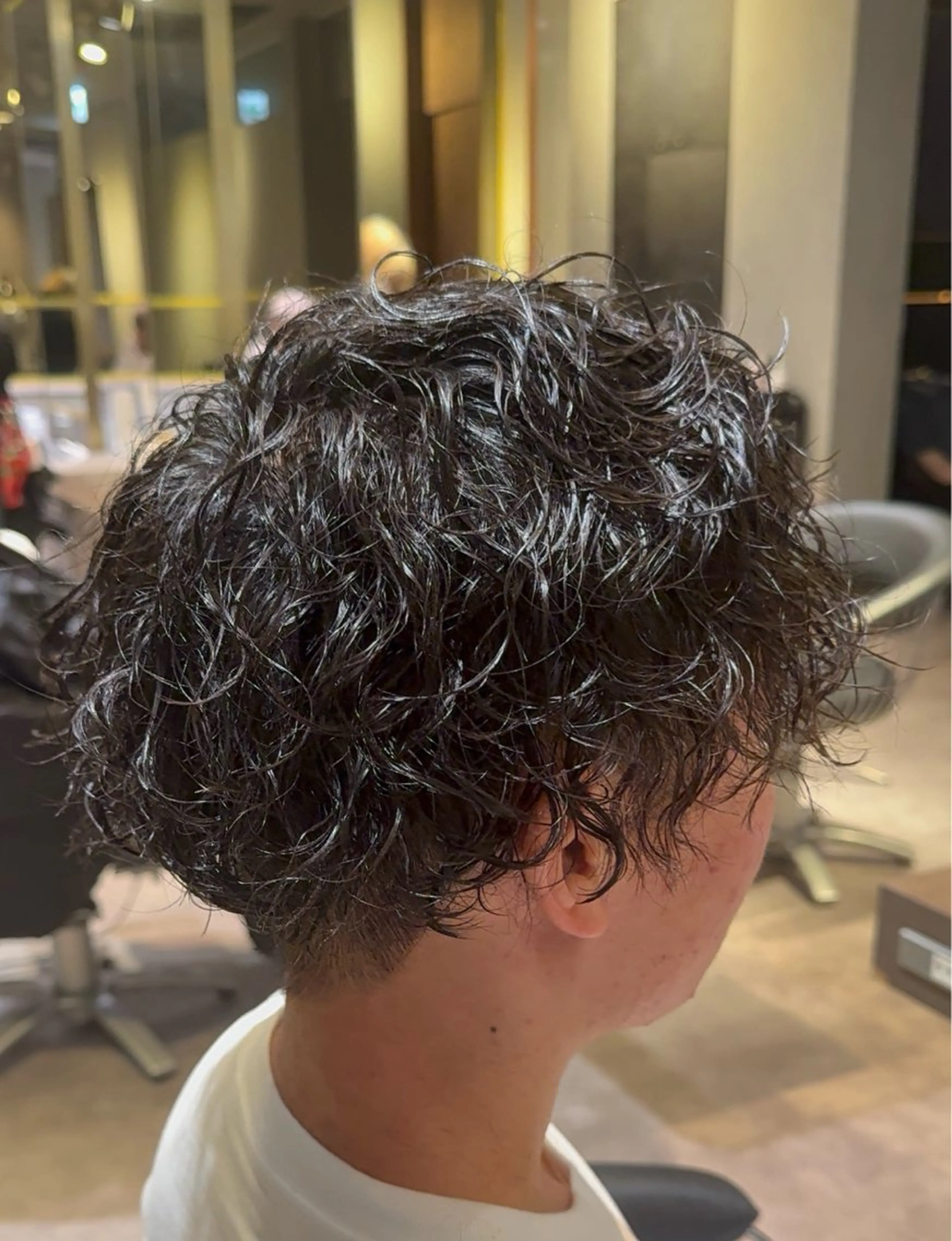 パーマ メンズ カット パーマ ✨韓国メンズ特化✨ MIWATO🇰🇷のヘアスタイル