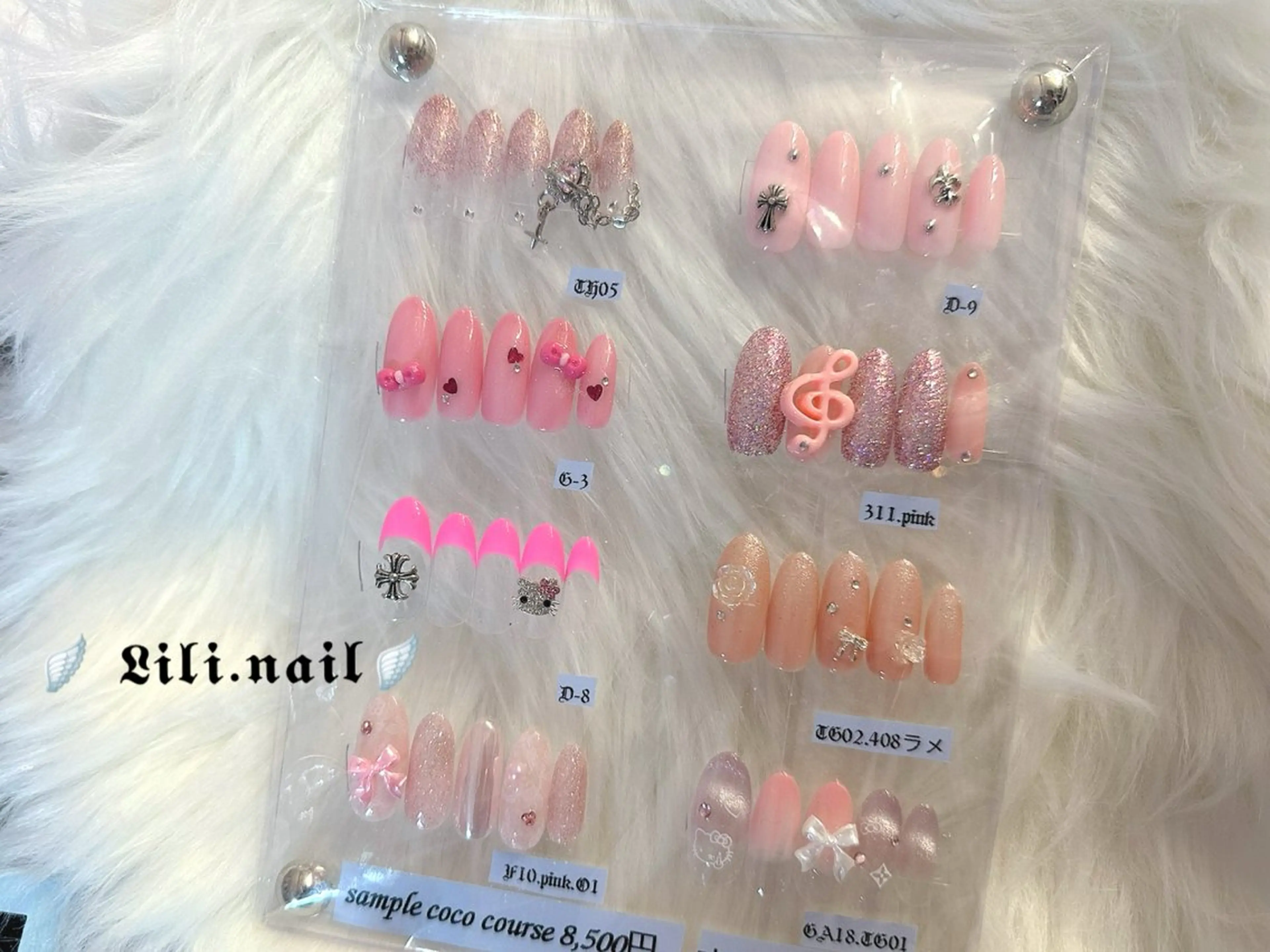 ネイル ハンドネイル lili.nail y2k/長さ出しのネイルデザイン