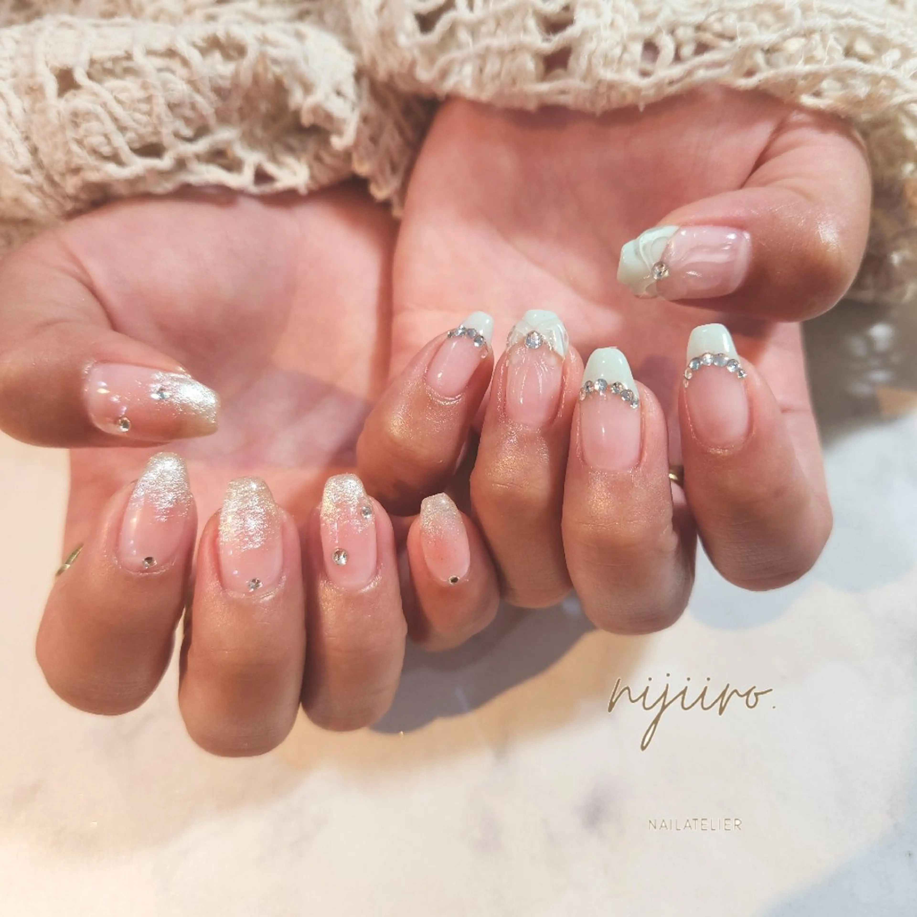 ネイル ハンドネイル nailatelier nijiiro.所属・nijiiro🌈 サトウのネイルデザイン