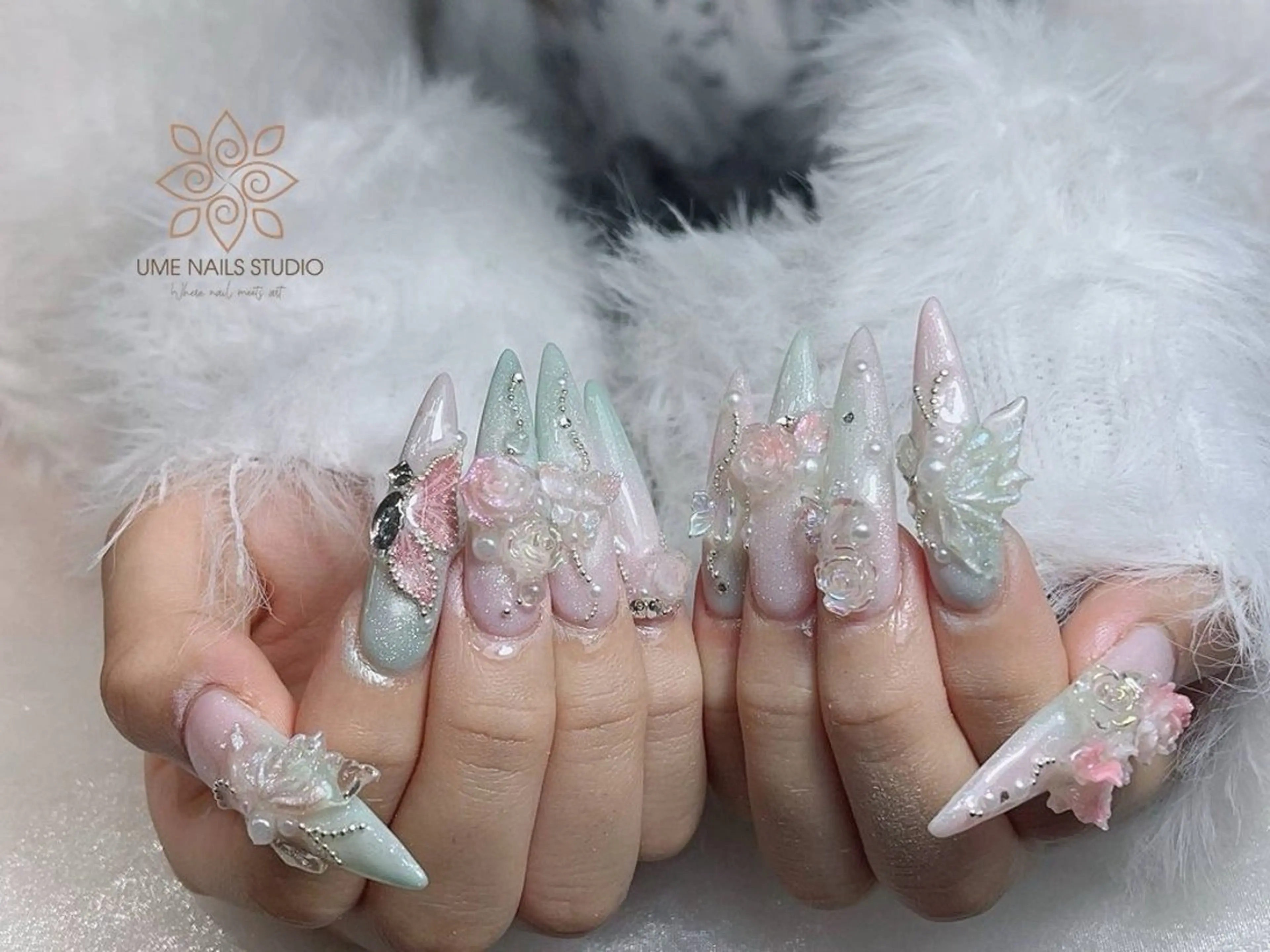 ネイル 持ち込み ハンドネイル Ume Nail Studioのネイルデザイン