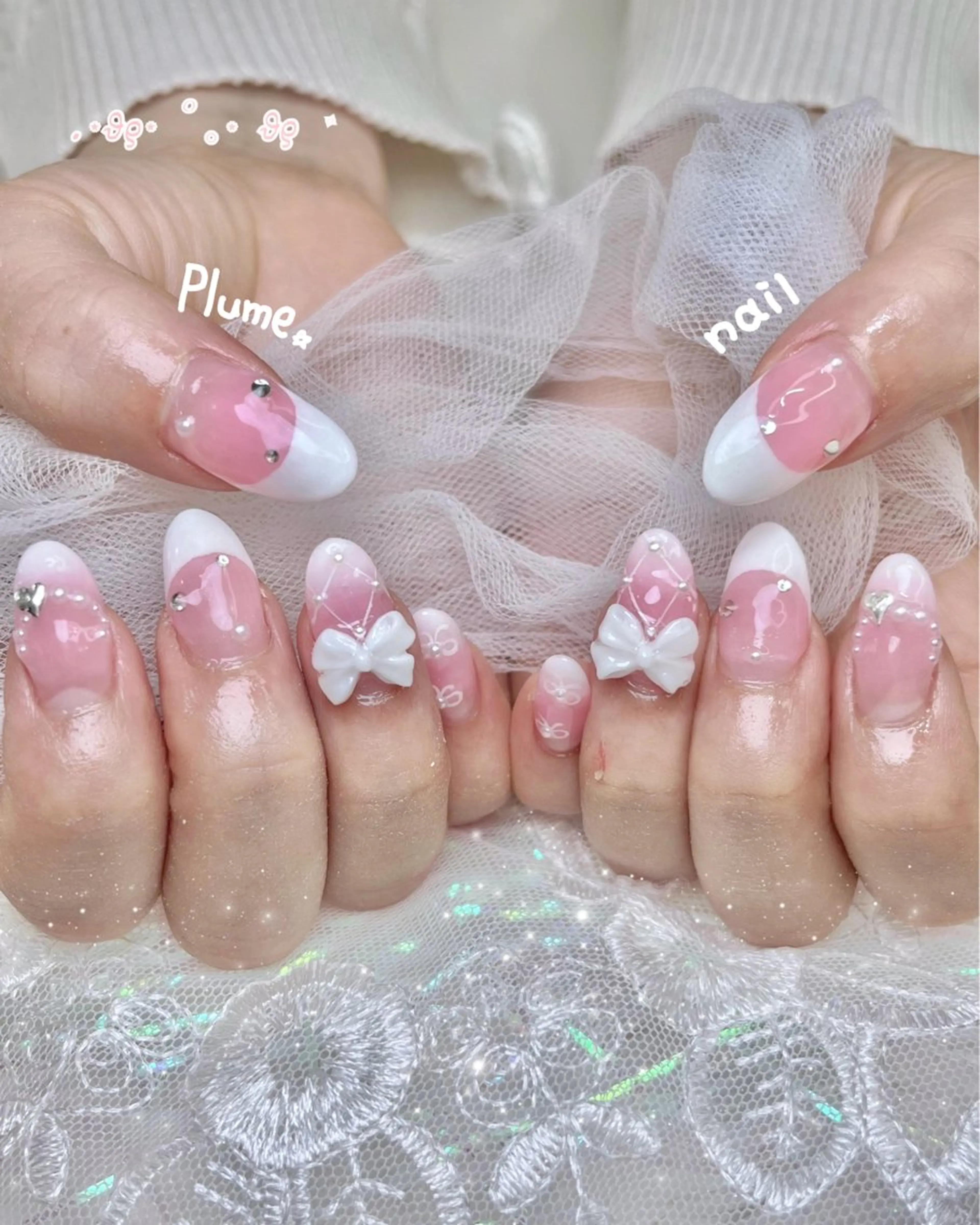 ネイル ハンドネイル plume nail ☆韓国ネイルのネイルデザイン