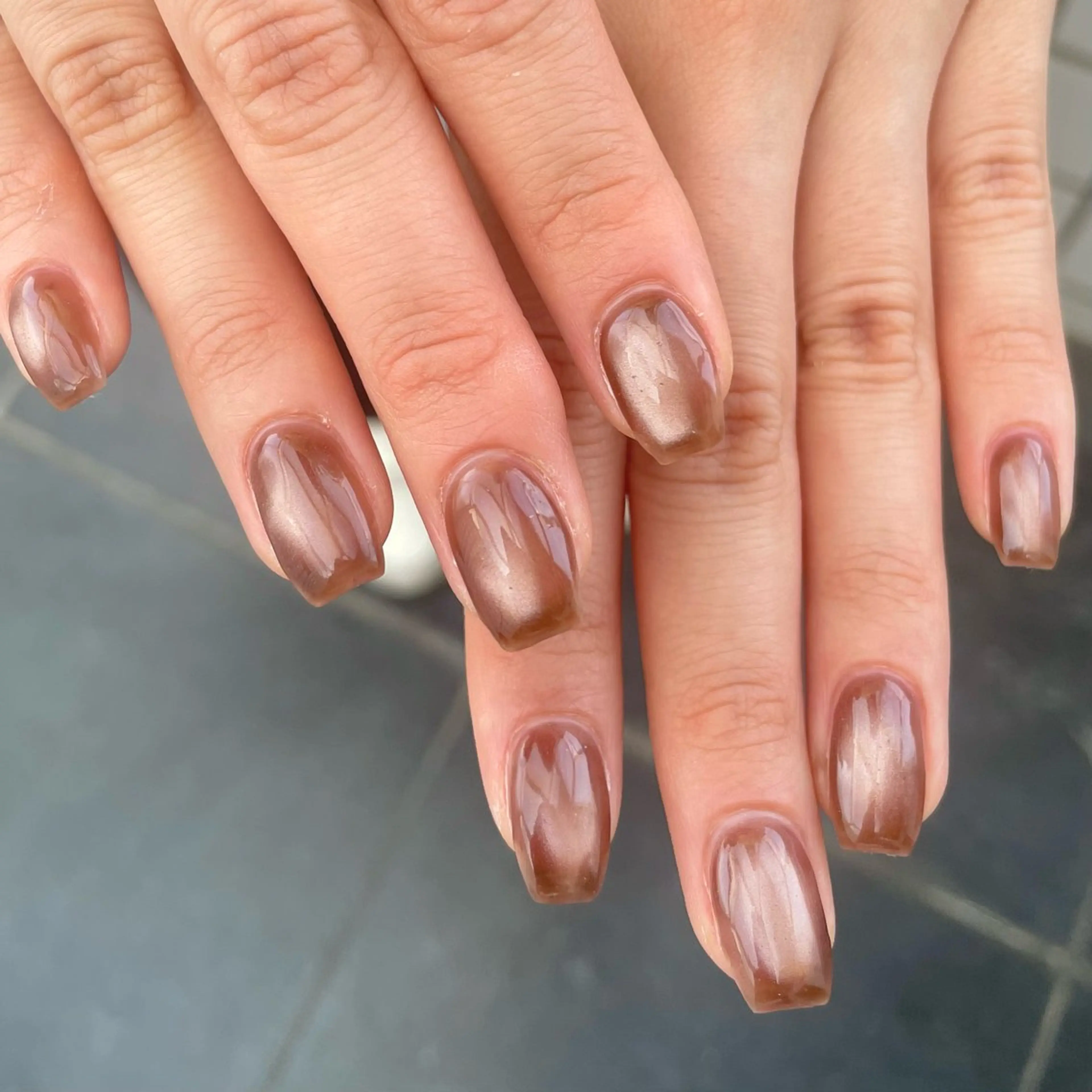 ネイル ジェルネイル マグネットネイル ハンドネイル Nail ヌシん家 AKANEのネイルデザイン