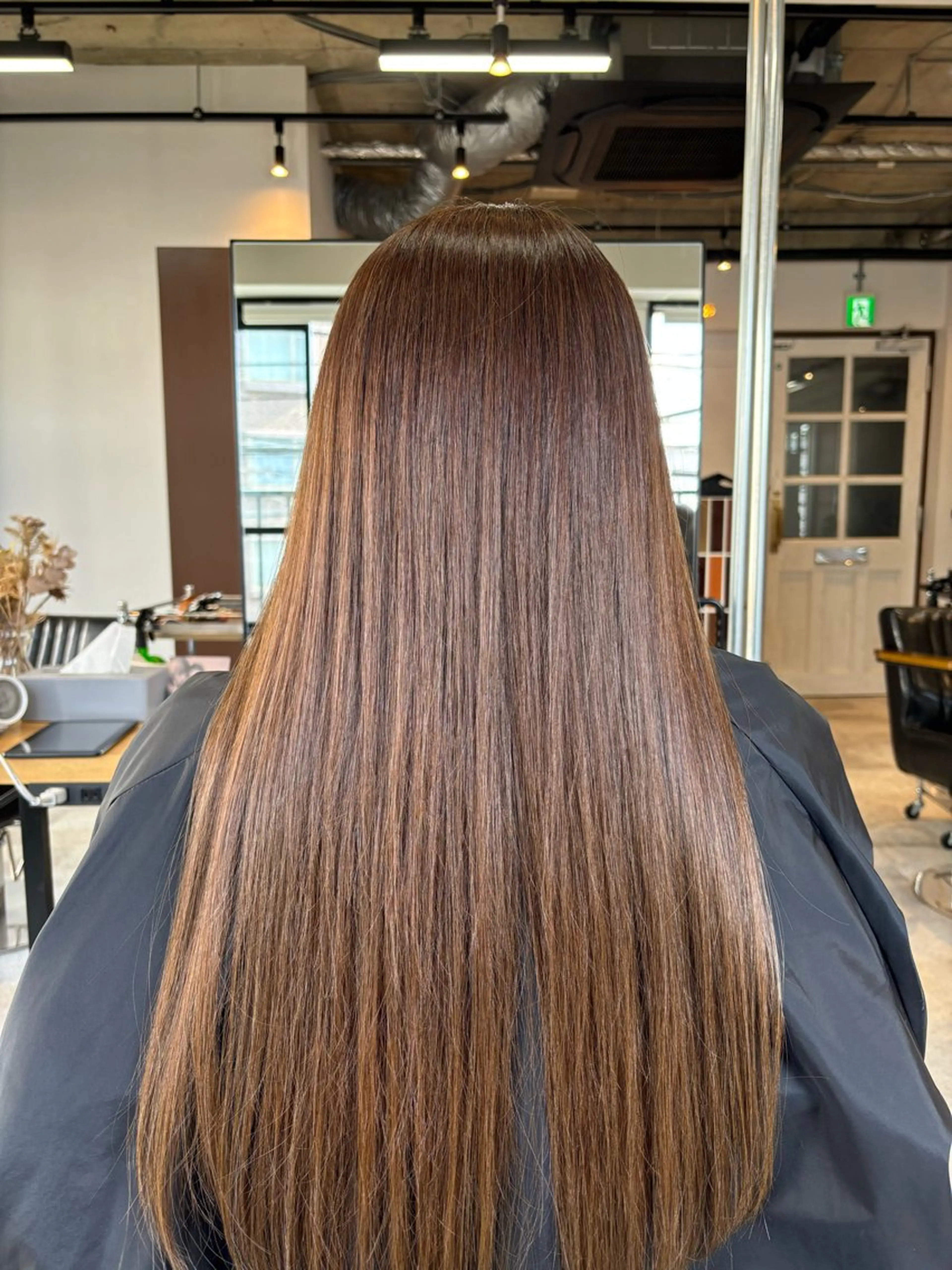 ロング カラー カット ヘアカラー 伊藤 那月のヘアスタイル