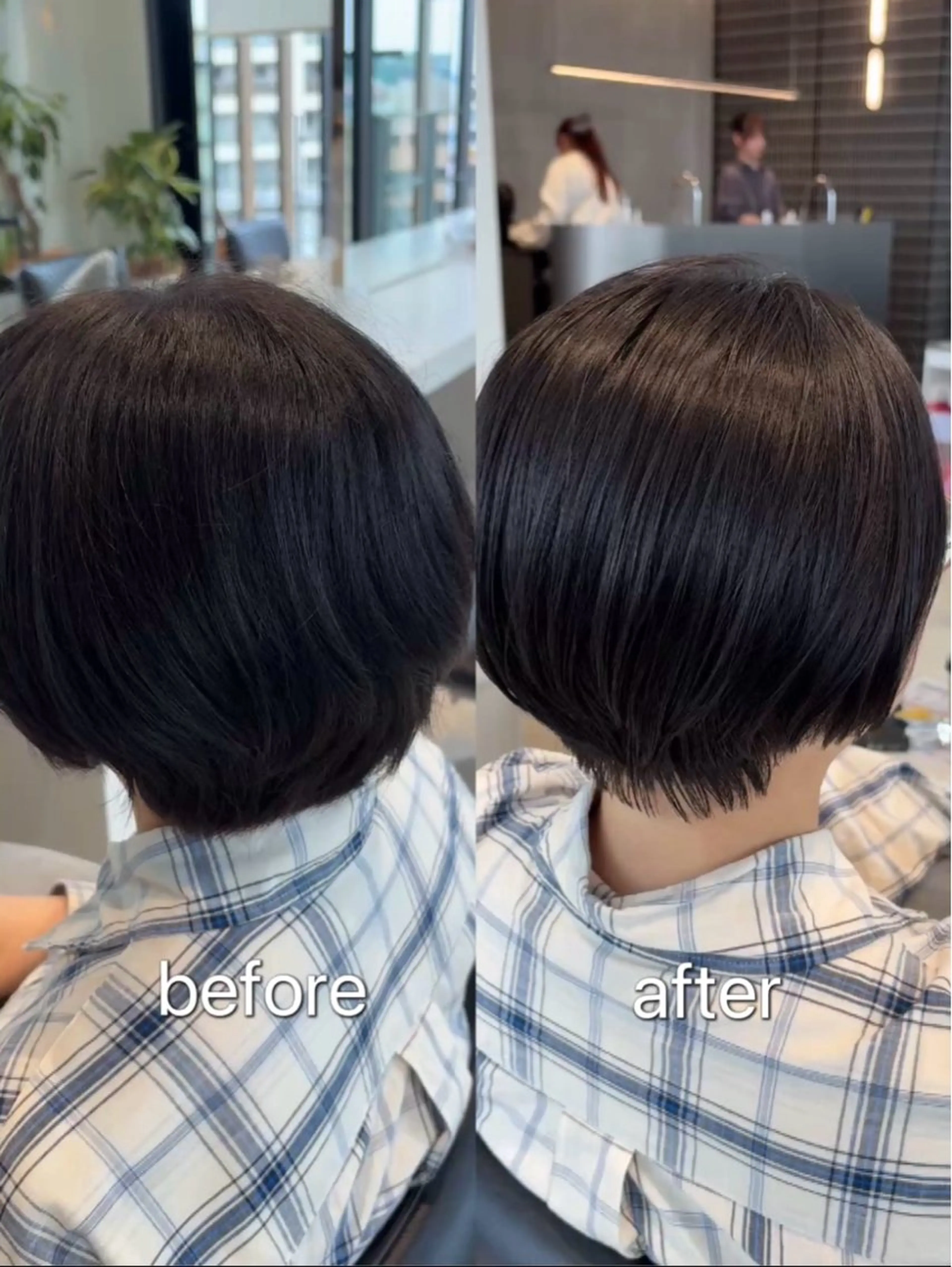 ショート カット 縮毛矯正 トリートメント 縮毛矯正/髪質改善/ HARUのヘアスタイル