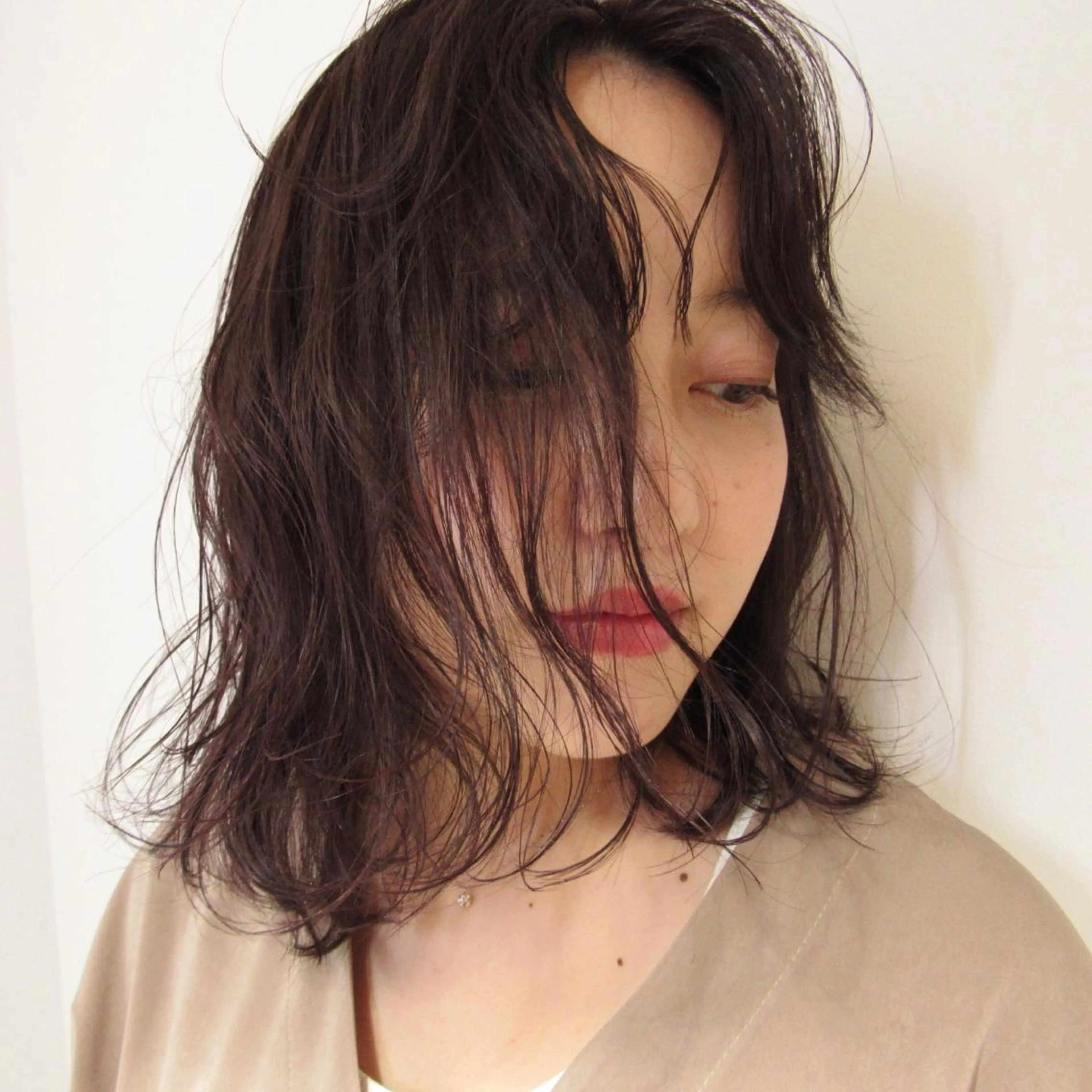 セミロング カラー 韓国hair ·͜· watanabeのヘアスタイル