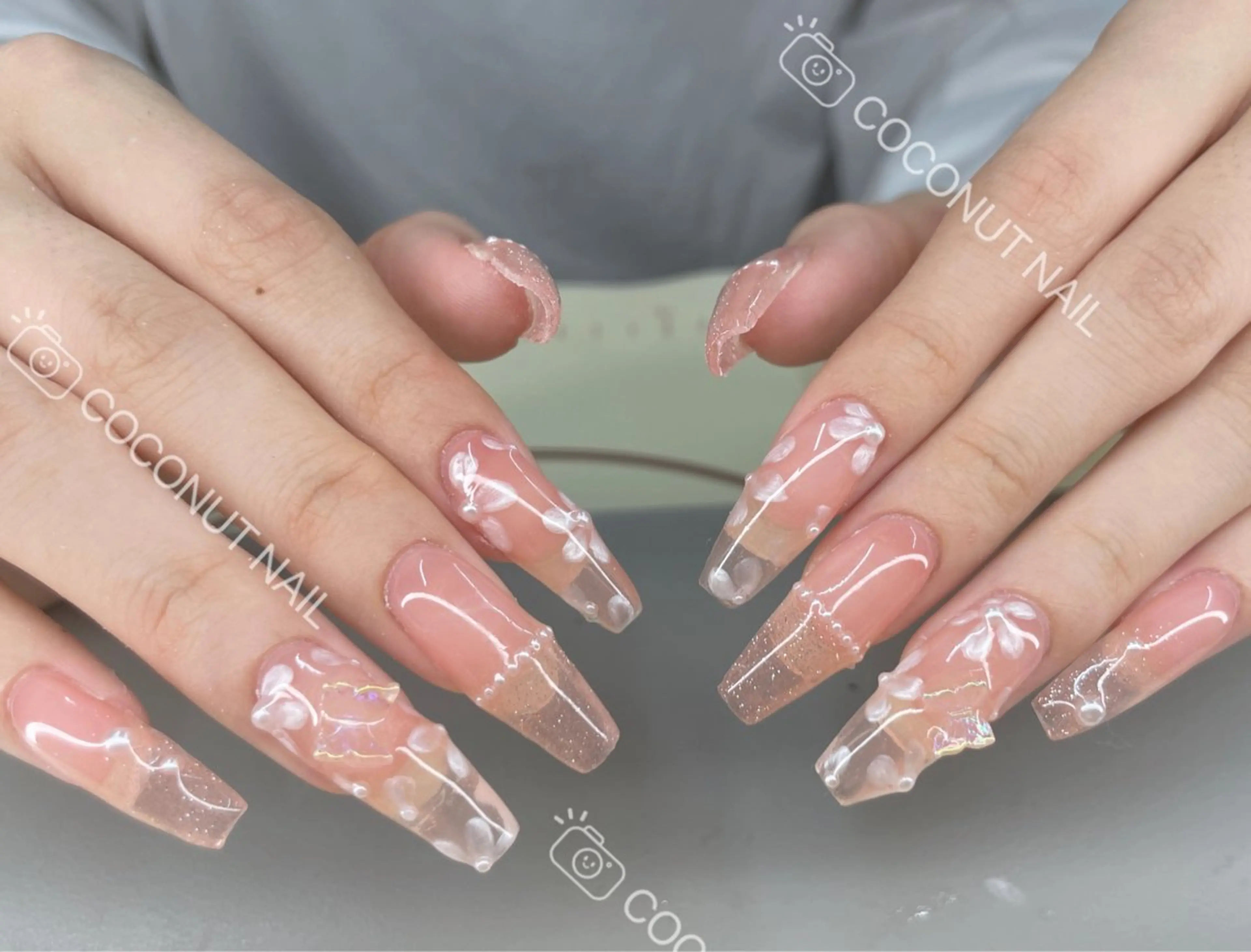 ネイル ハンドネイル 神田 ココナッツのネイルデザイン