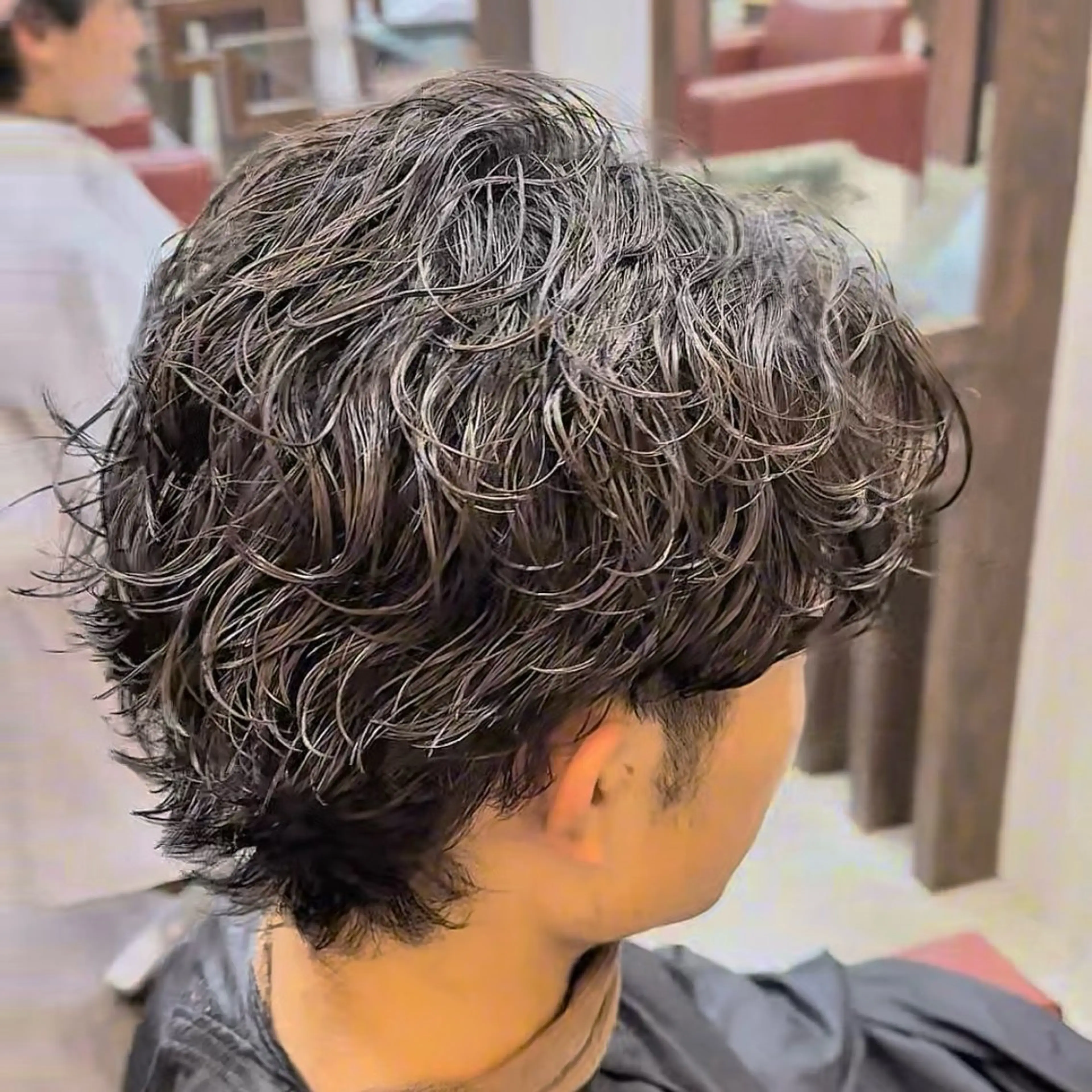 パーマ メンズ スペインカール/ サーフカール/RYUのヘアスタイル