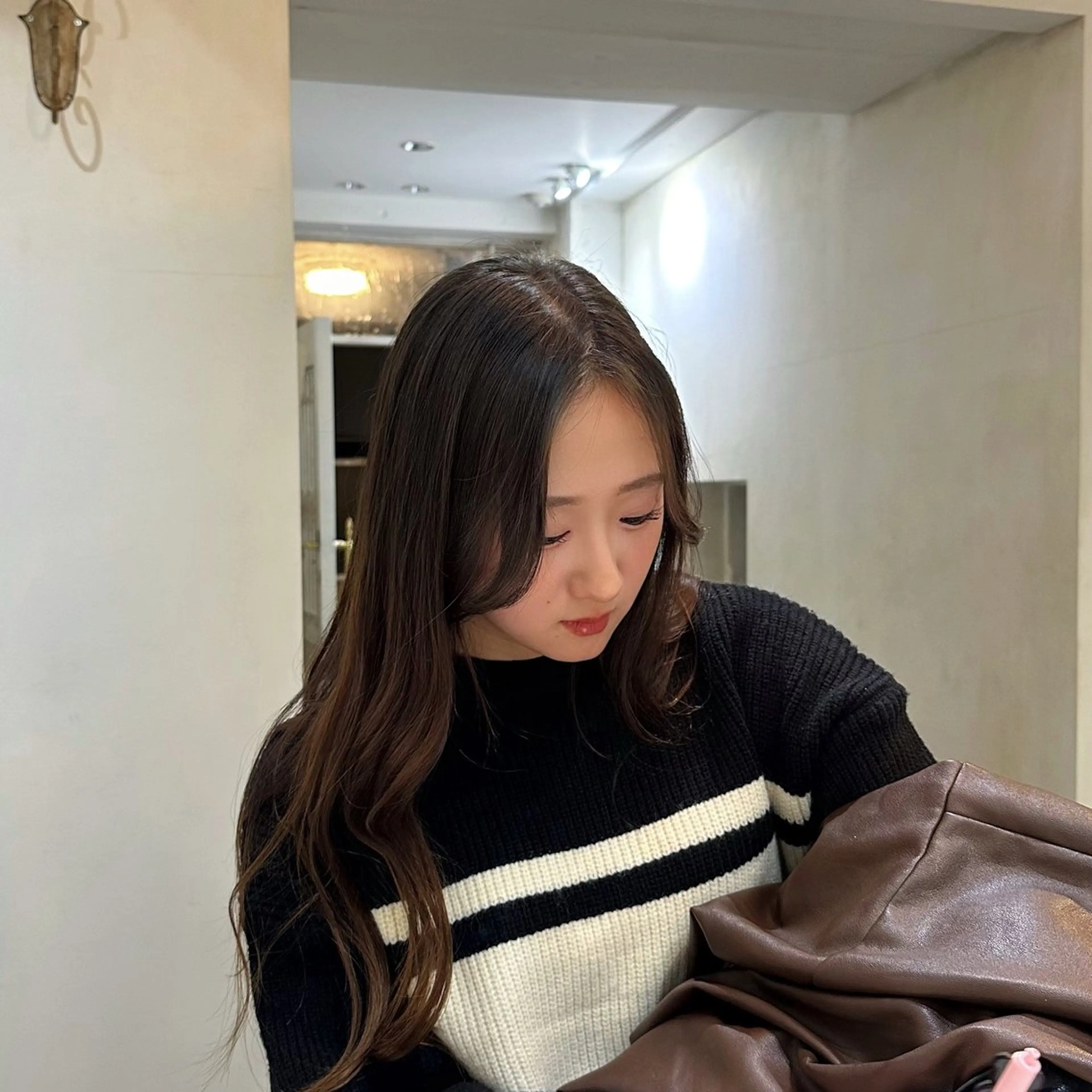 顔周りカット➕前髪ポイント縮毛🪄♡の写真