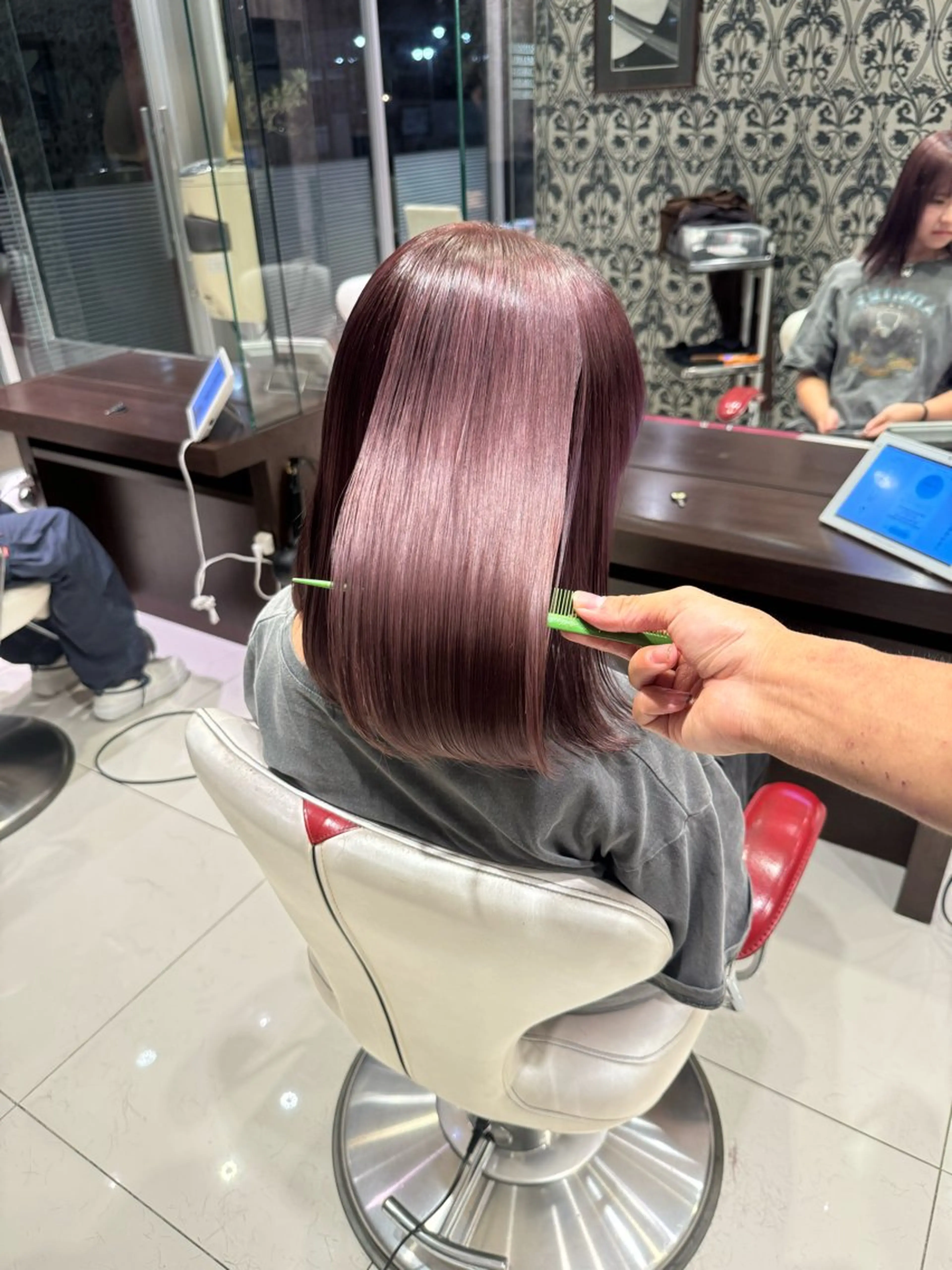 ミディアム Eir-Luxe所属・縮毛/髪質改善 上野颯太のヘアスタイル